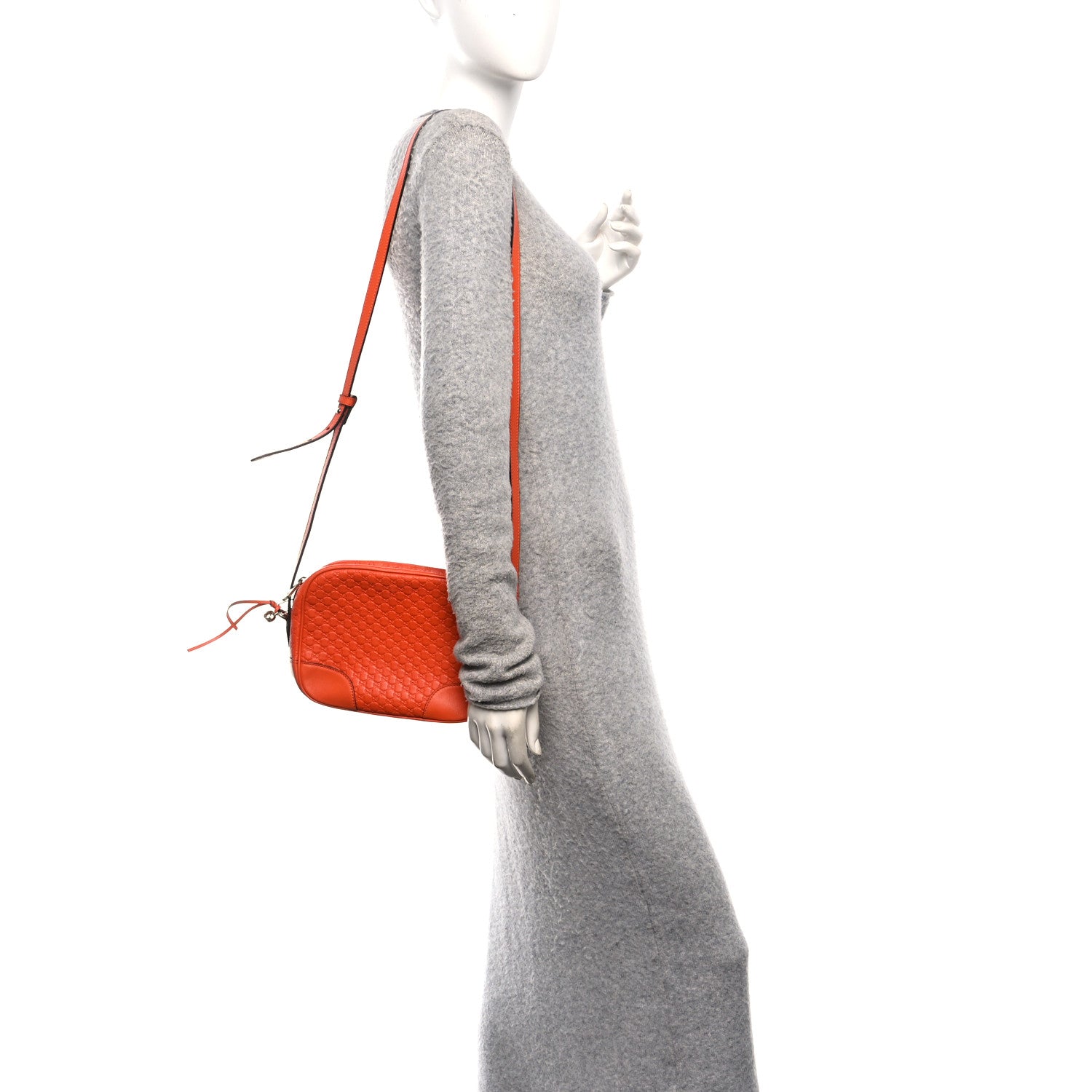 Soft Microguccissima Mini Bree Messenger Bag Sun Orange