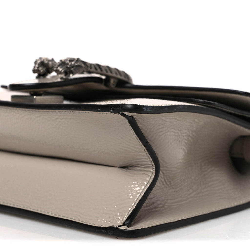 Crinkled Patent Small Dionysus Top Handle Bag Sphinx