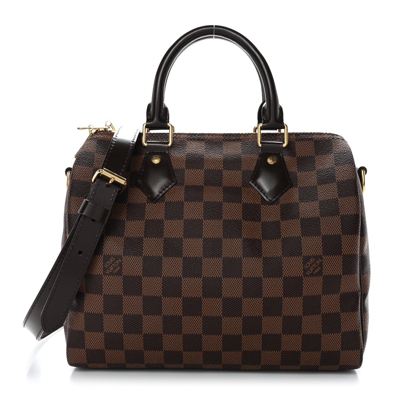 Damier Ebene Speedy Bandouliere 25