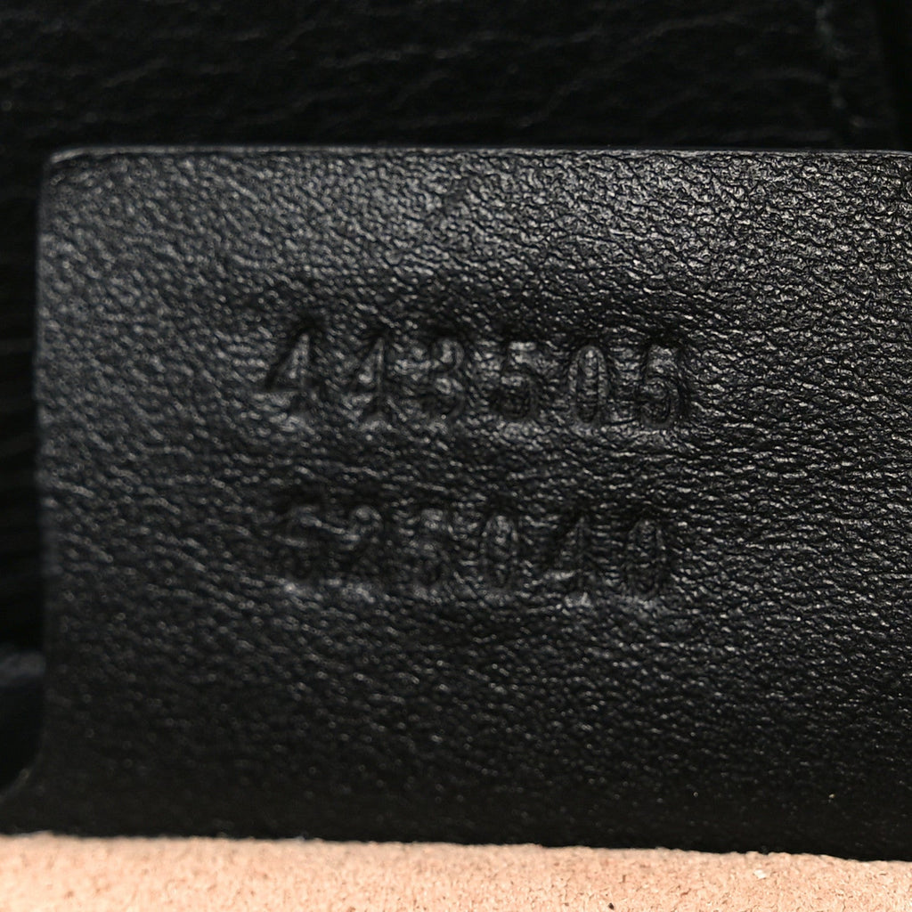 Calfskin Matelasse Studded Medium GG Marmont Tote Black