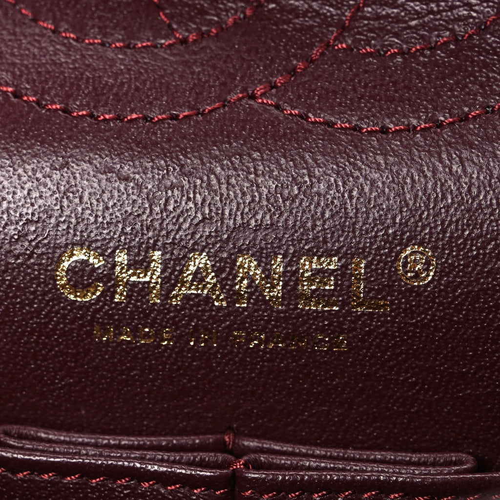 Aged Calfskin Lucky Charms 2.55 Reissue 224 Flap Black