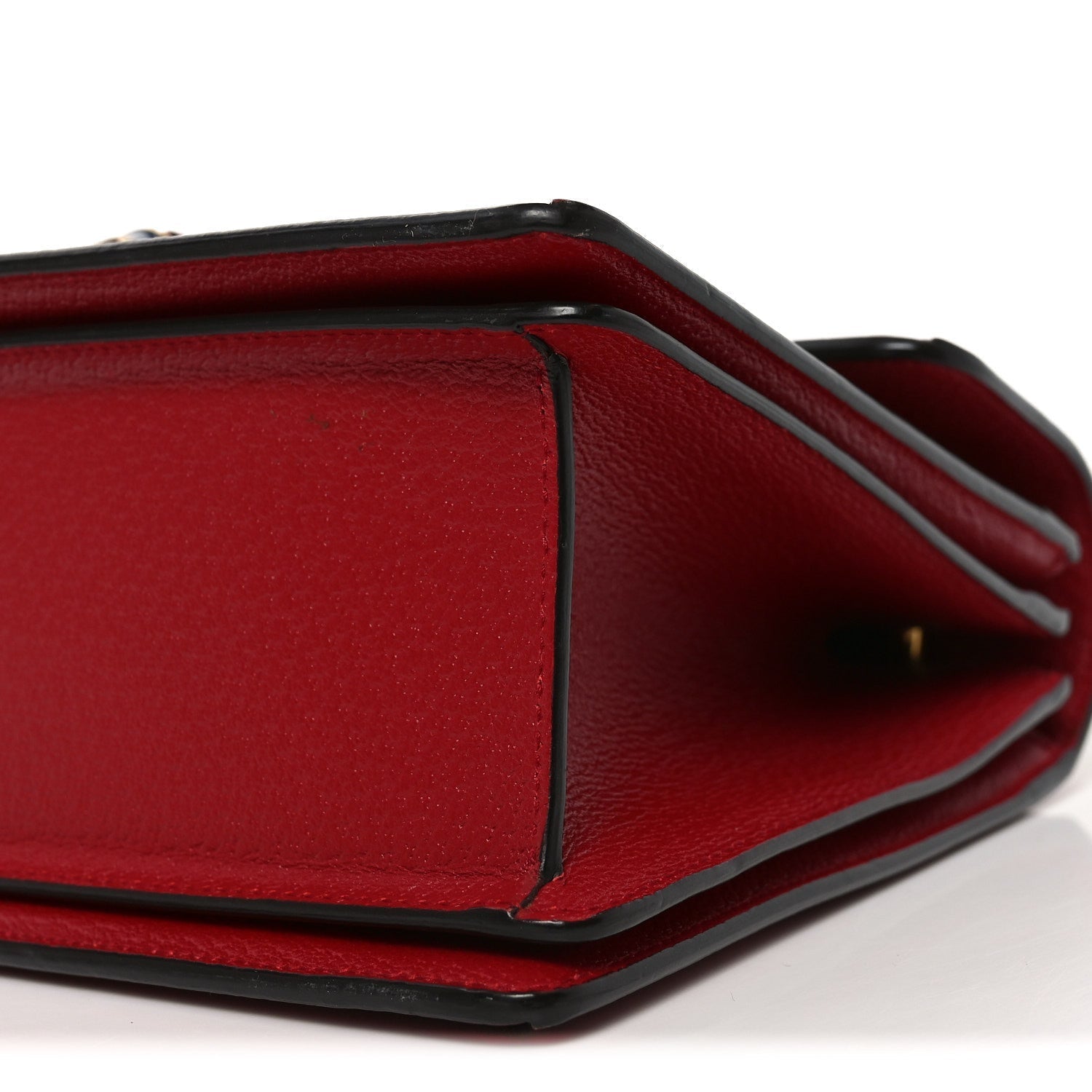 GG Supreme Monogram Small Queen Margaret Top Handle Bag Red