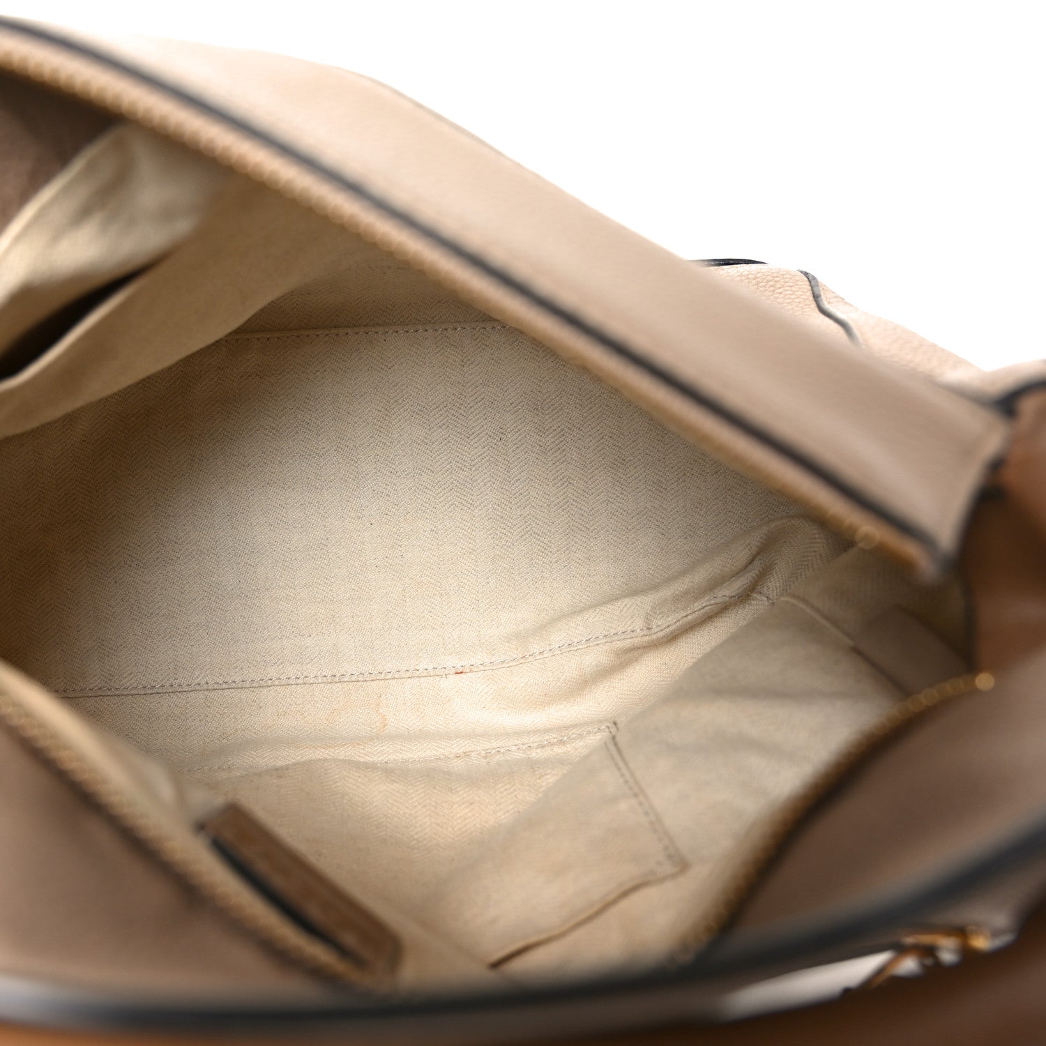 Grained Calfskin Medium Puzzle Bag Sand Mink
