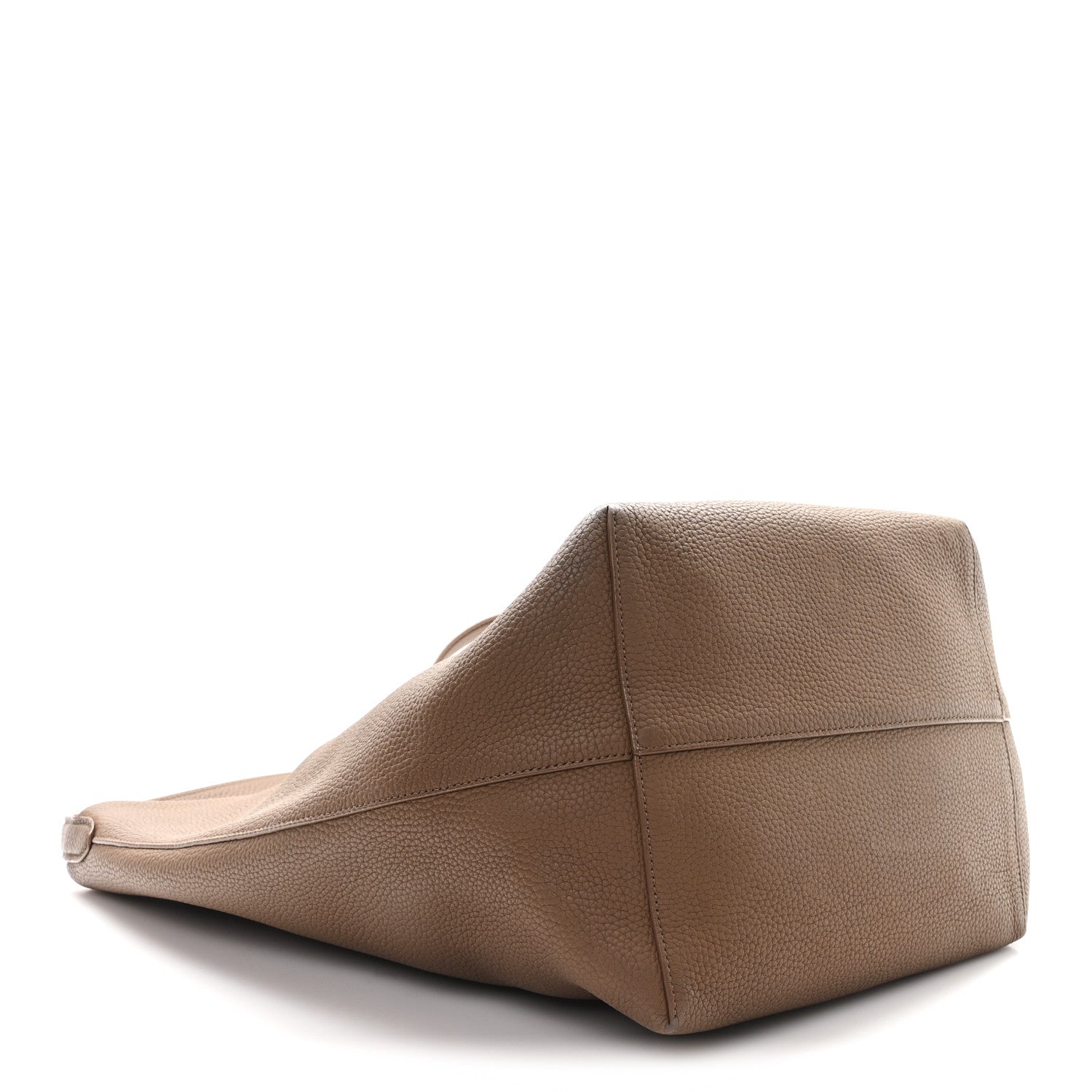 Grained Calfskin Large N/S Park Tote Dark Olive