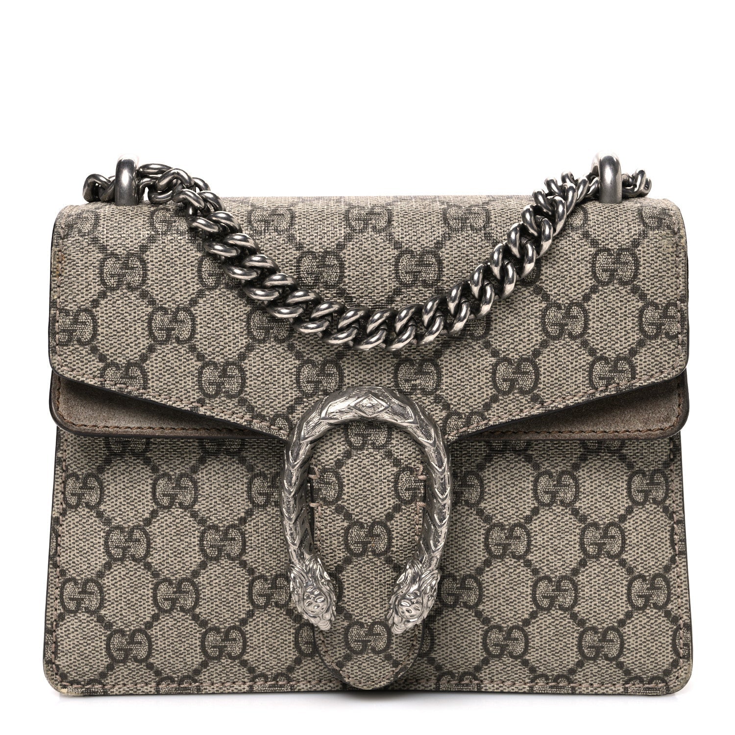 GG Supreme Monogram Mini Dionysus Shoulder Bag Taupe