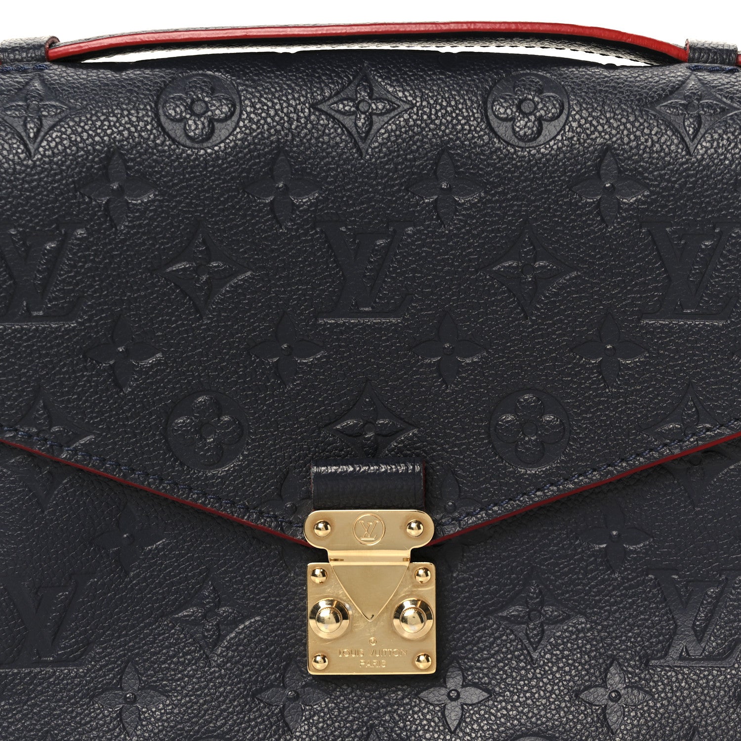 Empreinte Pochette Metis Marine Rouge