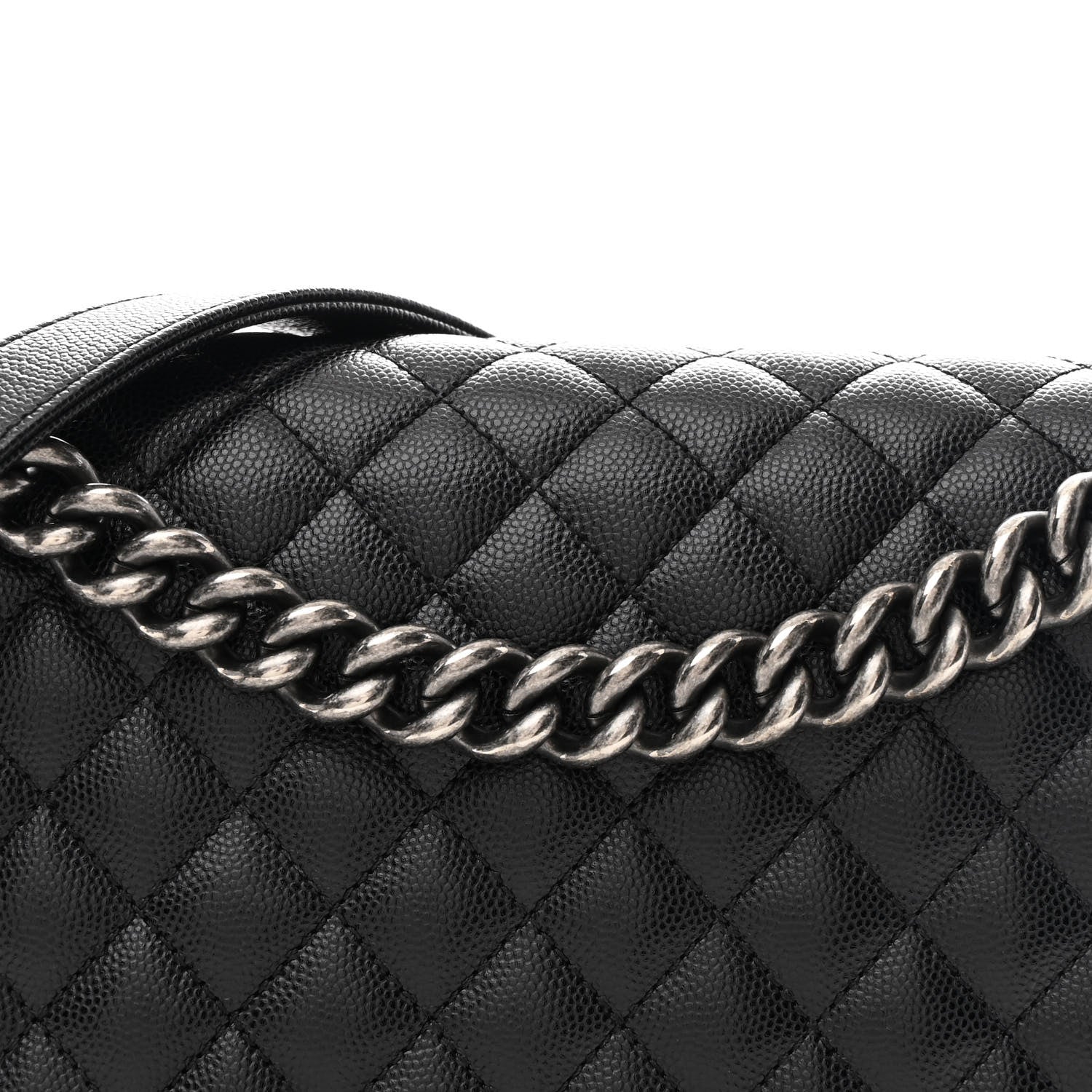 Caviar Quilted New Medium Boy Flap Black