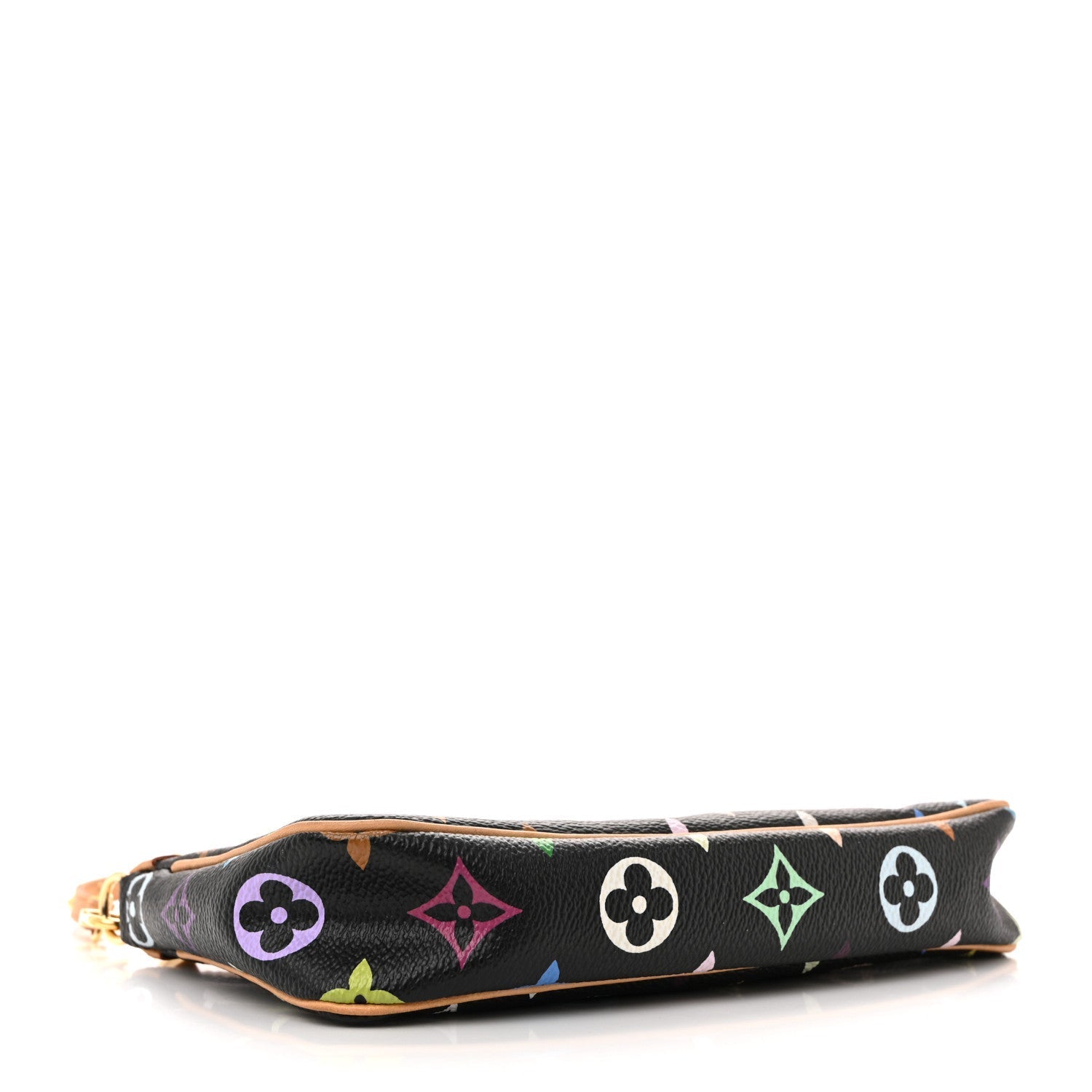 Monogram Multicolor Pochette Accessories Black