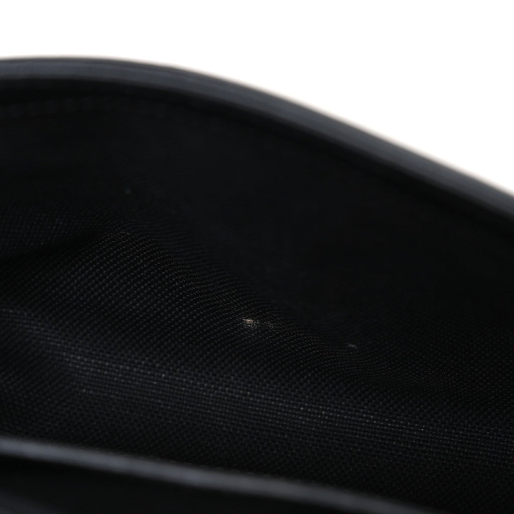 Calfskin Matelasse Monochrome Mini GG Marmont Shoulder Bag Black