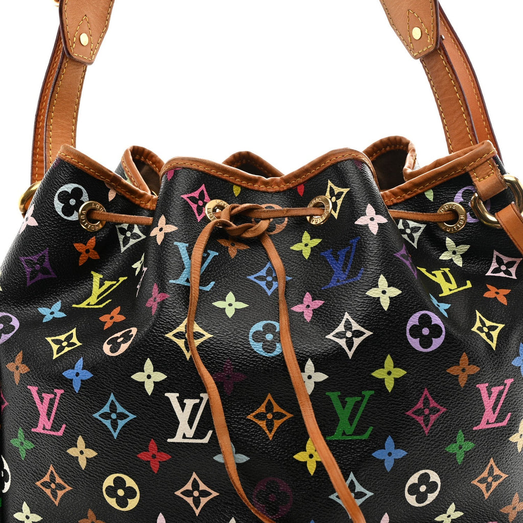 Monogram Multicolor Petit Noe Black