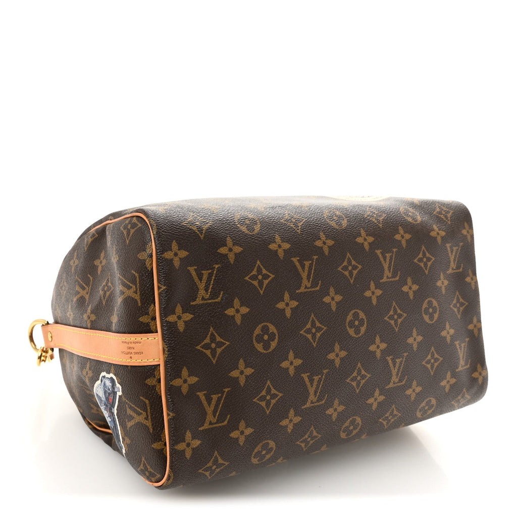 Monogram Patches Speedy Bandouliere 30
