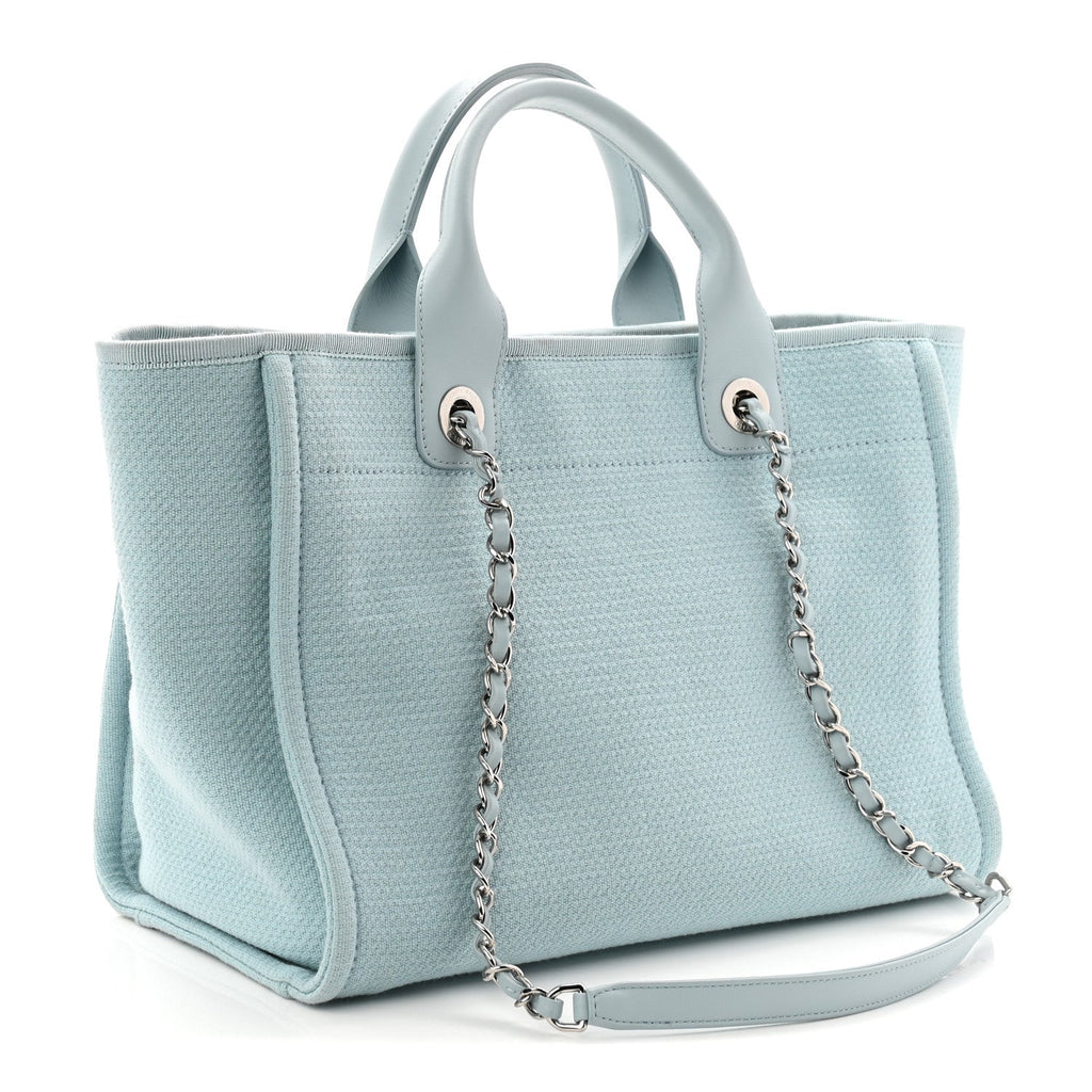Mixed Fibers Small Deauville Tote Light Blue
