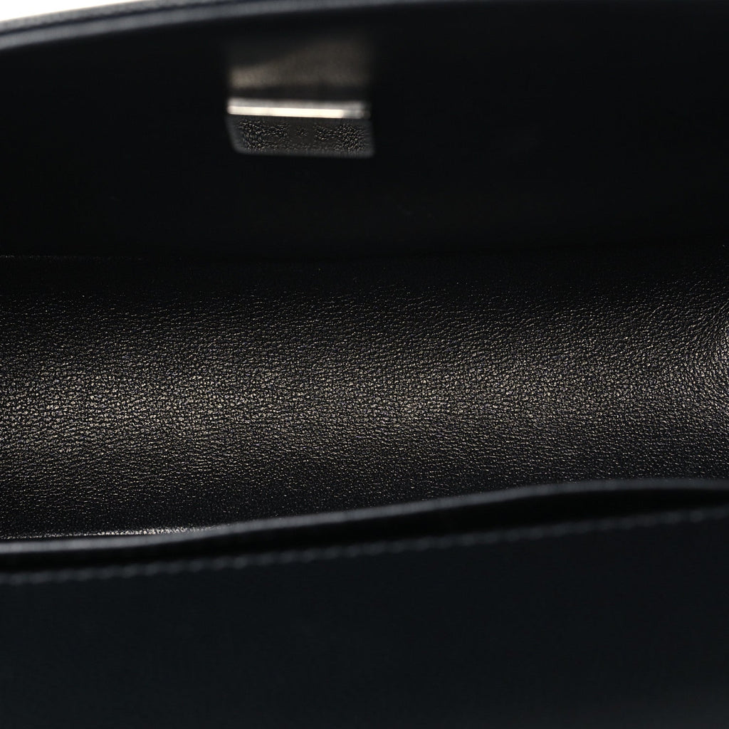 Caviar Quilted Small Boy Flap Black