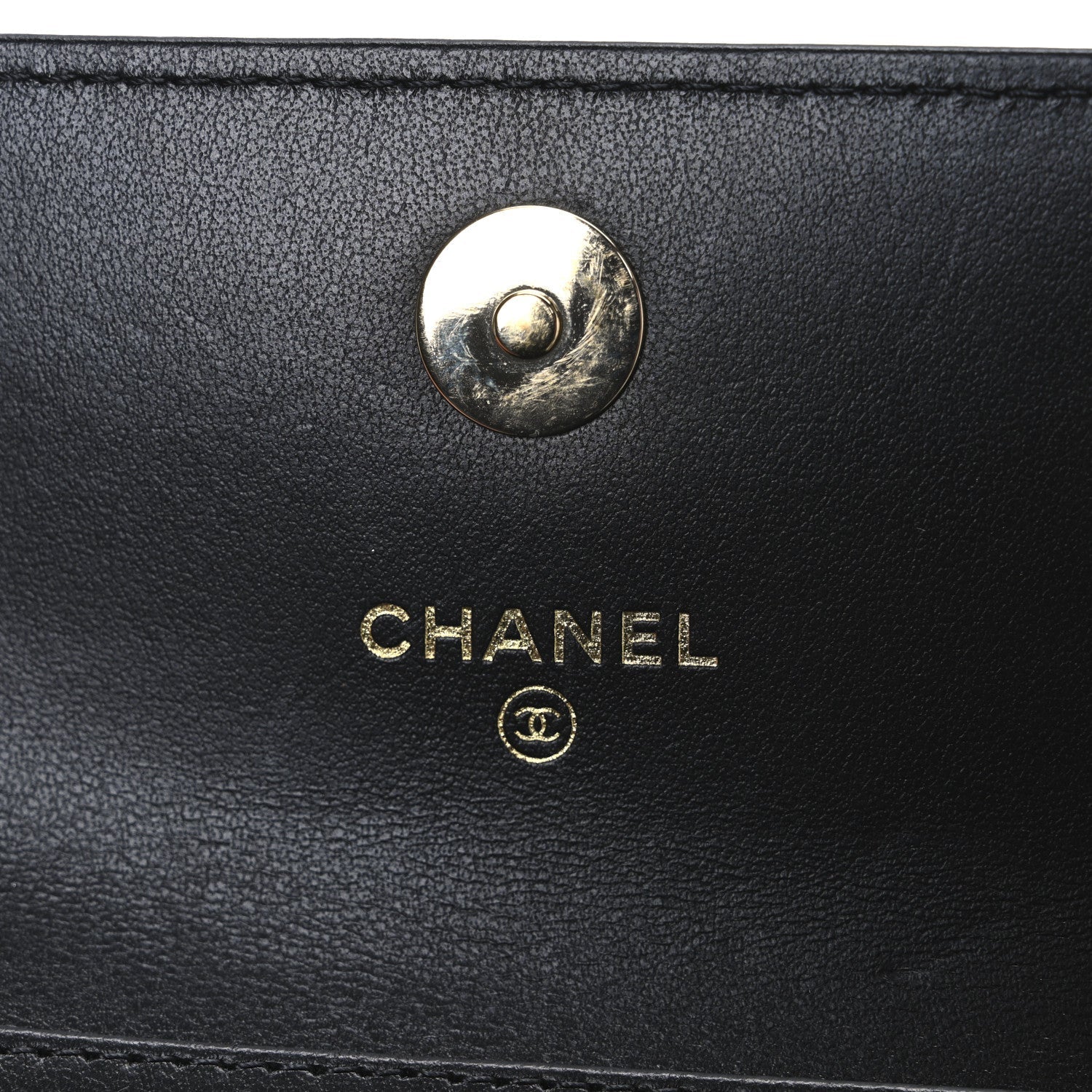 Caviar Quilted Mini Ribbon Wallet On Chain WOC Black