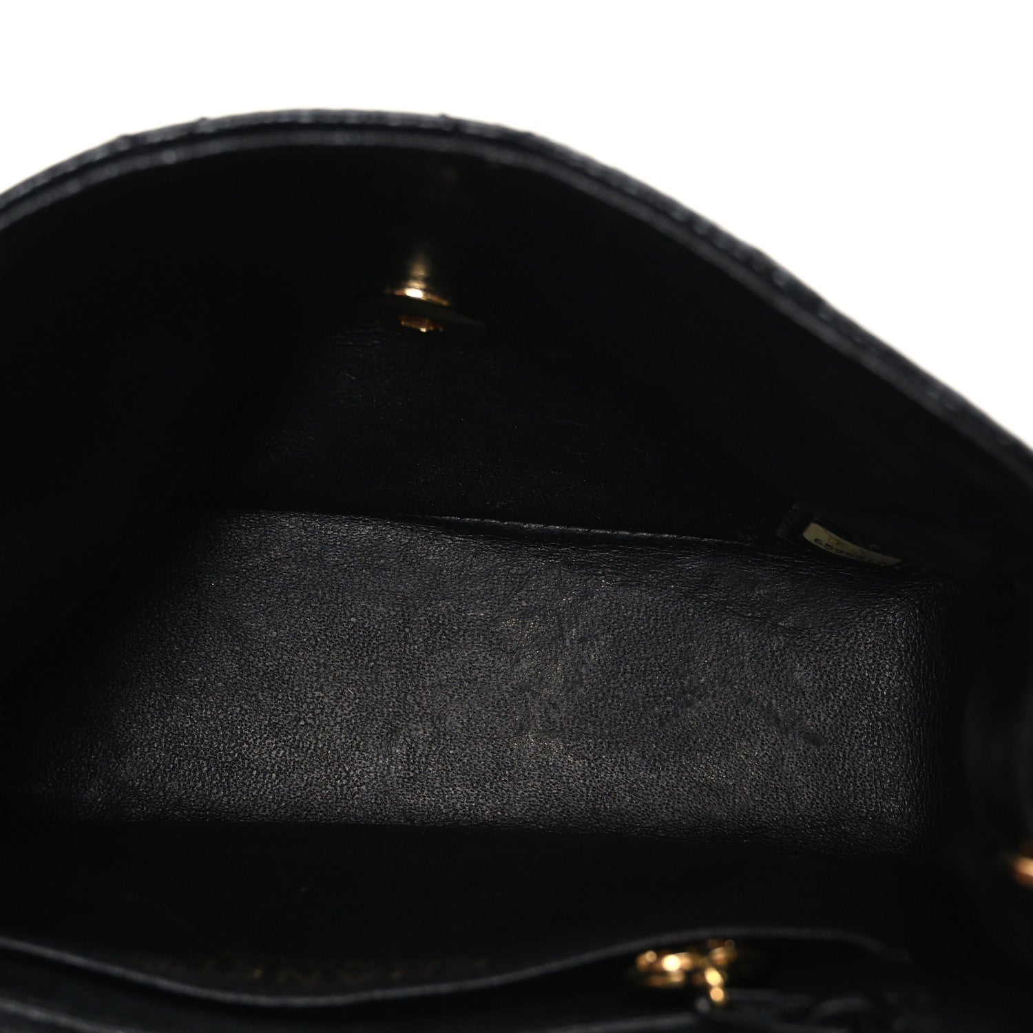 Caviar Quilted Mini Square Flap Black