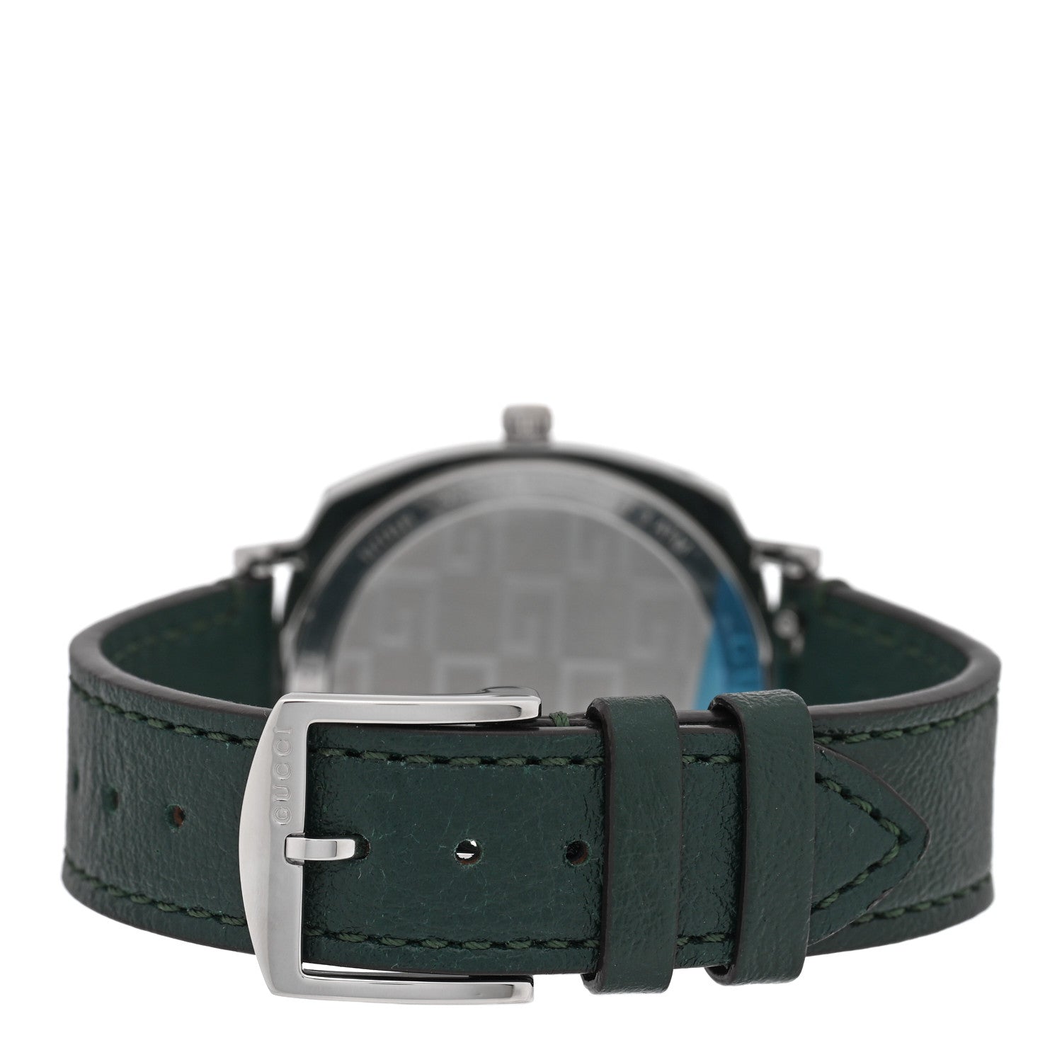 Stainless Steel Calfskin 35mm Grip Quartz Watch Green