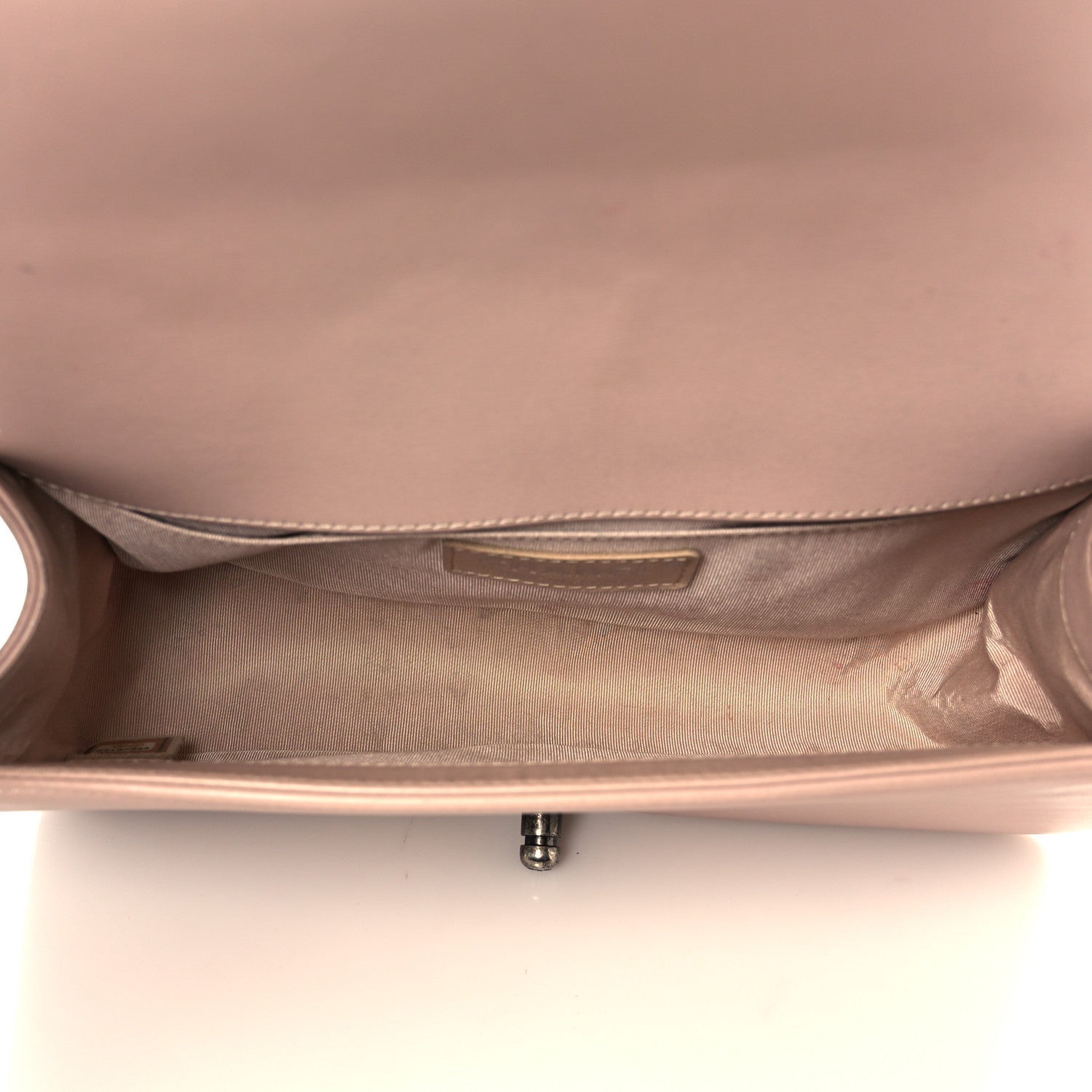 Lambskin Quilted Medium Boy Flap Light Pink