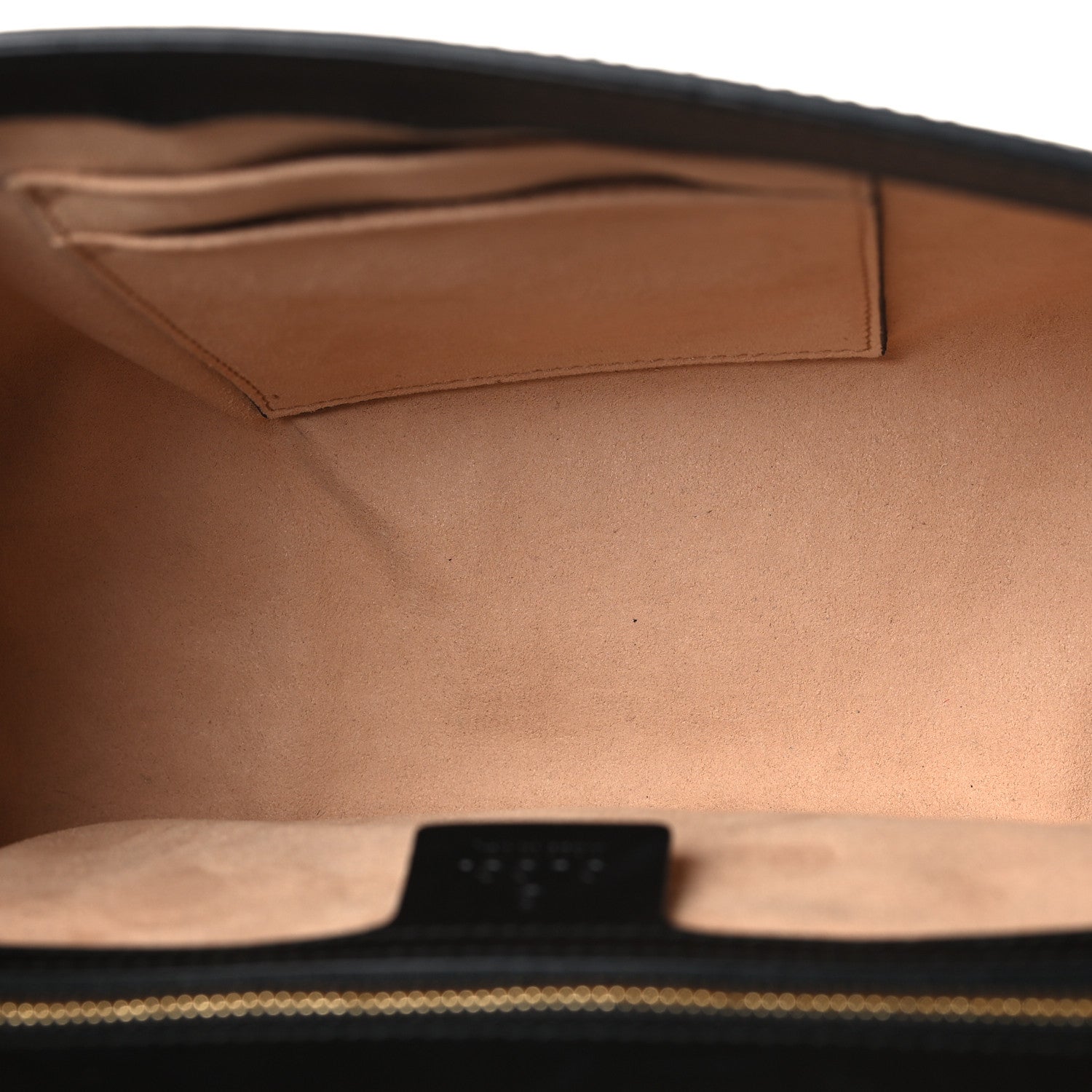Guccissima Medium Padlock Shoulder Bag Black
