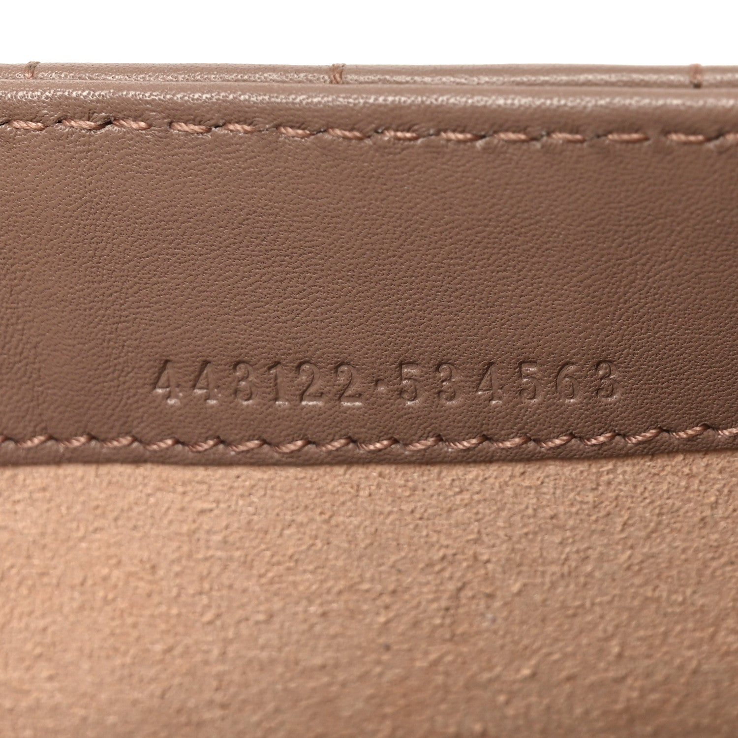Calfskin Matelasse Mini Pearly GG Marmont Chain Wallet Porcelain Rose