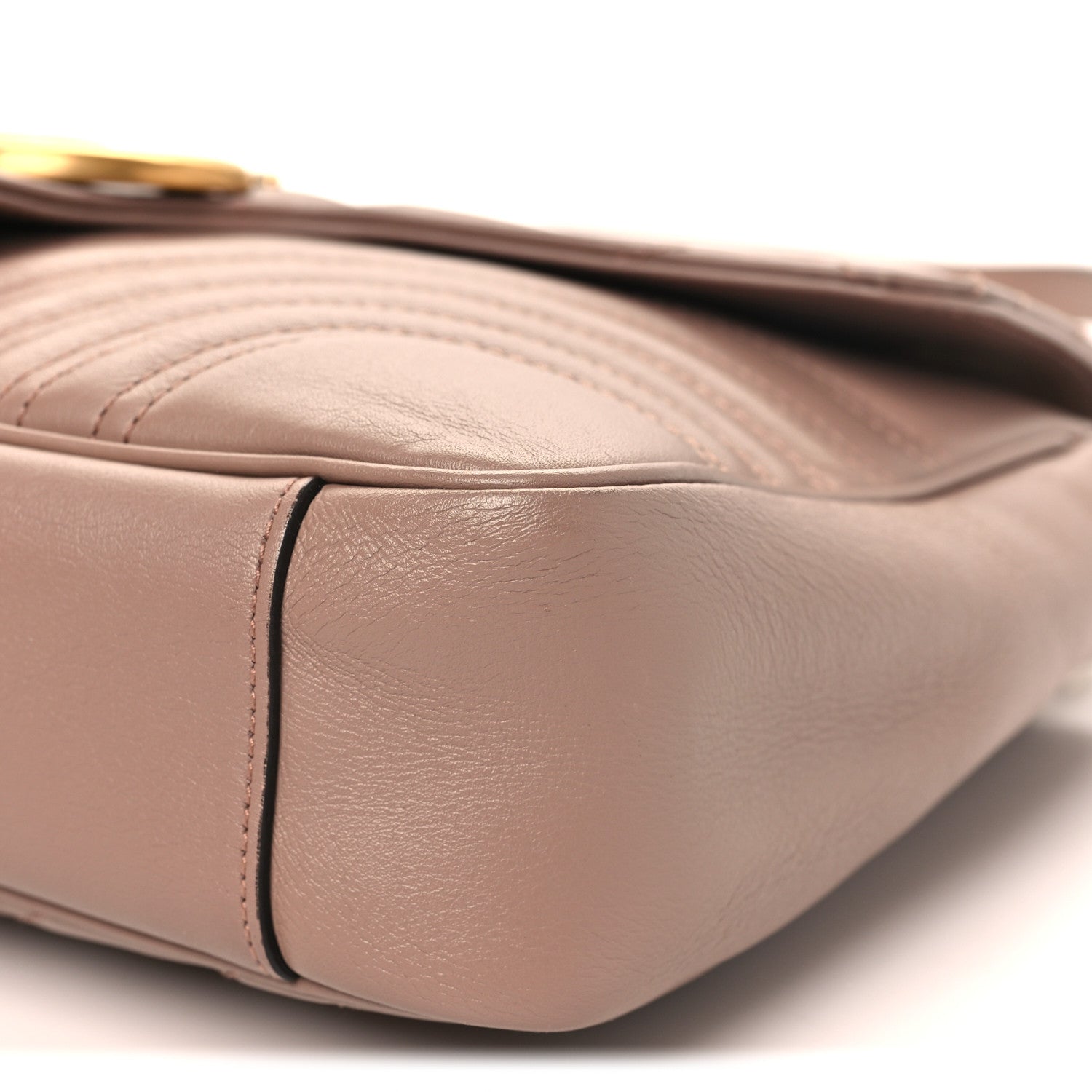 Calfskin Matelasse Medium GG Marmont Shoulder Bag Porcelain Rose