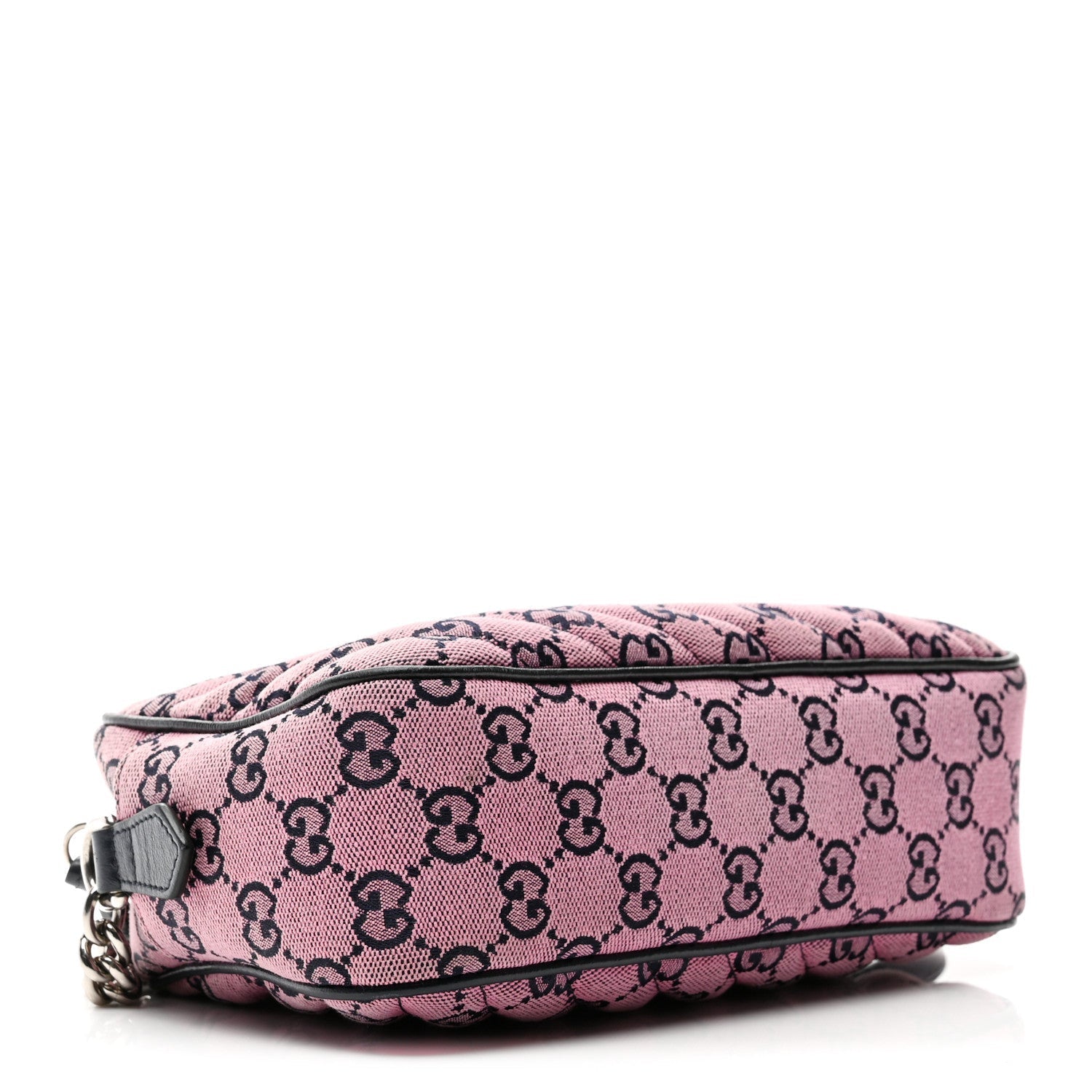 Monogram Multicolor Matelasse Diagonal Small GG Marmont Chain Shoulder Bag Pink Blue