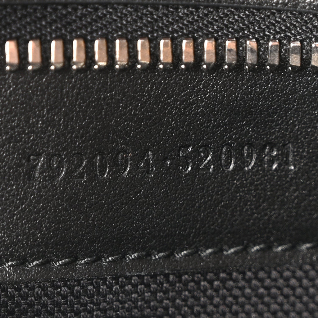 Soft GG Supreme Monogram Web Belt Bag Black Grey