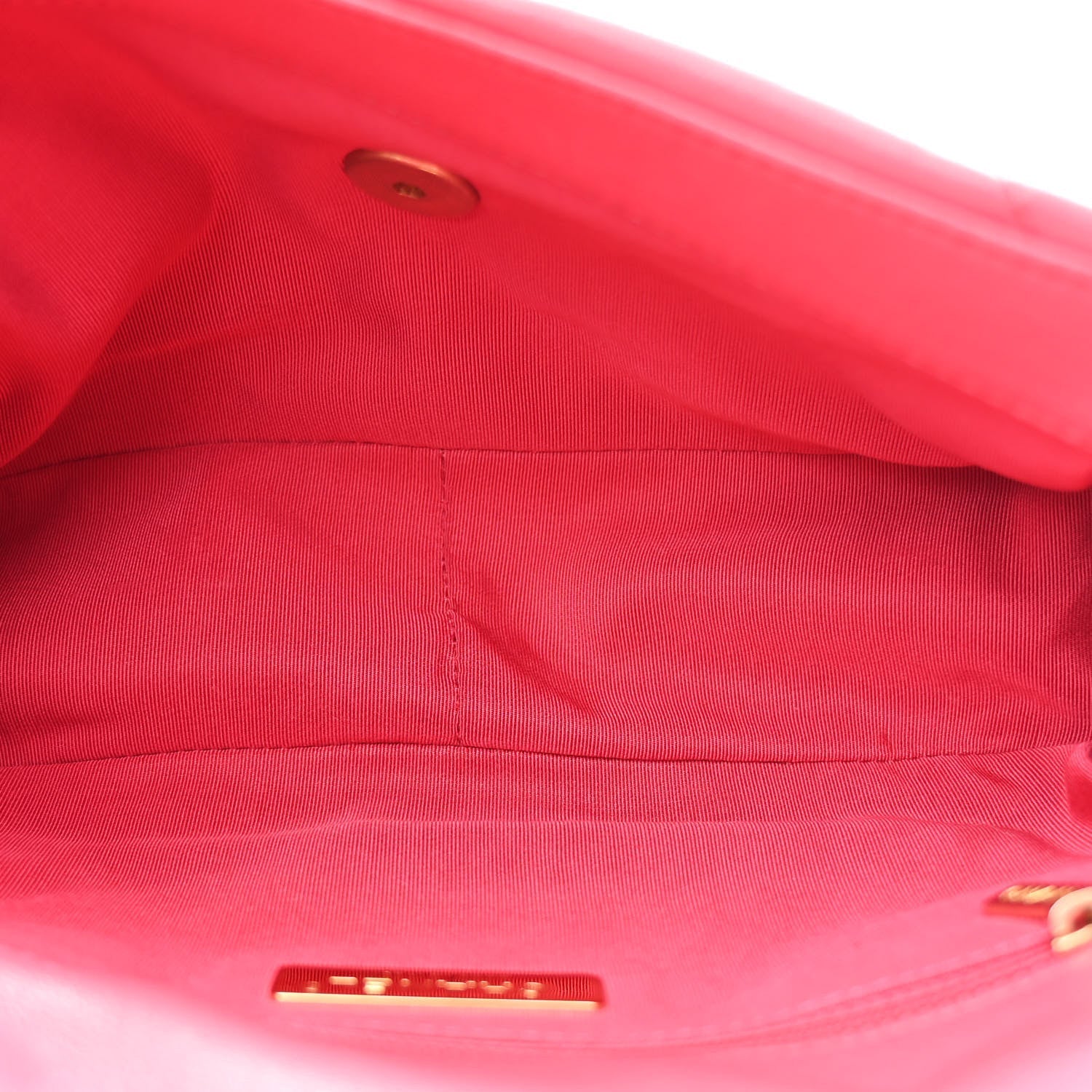 Lambskin Quilted Medium Chanel 19 Flap Dark Pink