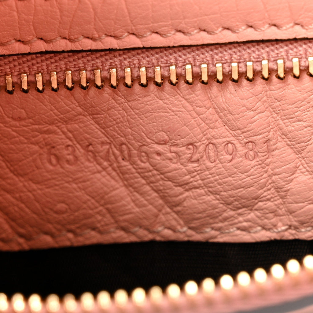 Snakeskin Ostrich Calfskin Small Jackie 1961 Hobo Pink Multicolor