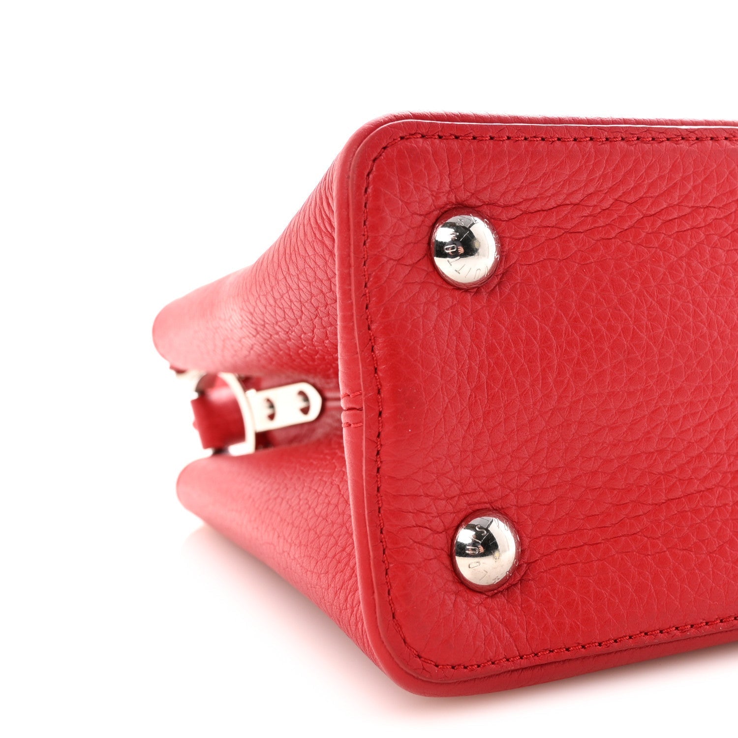 Taurillon Capucines PM Rubis