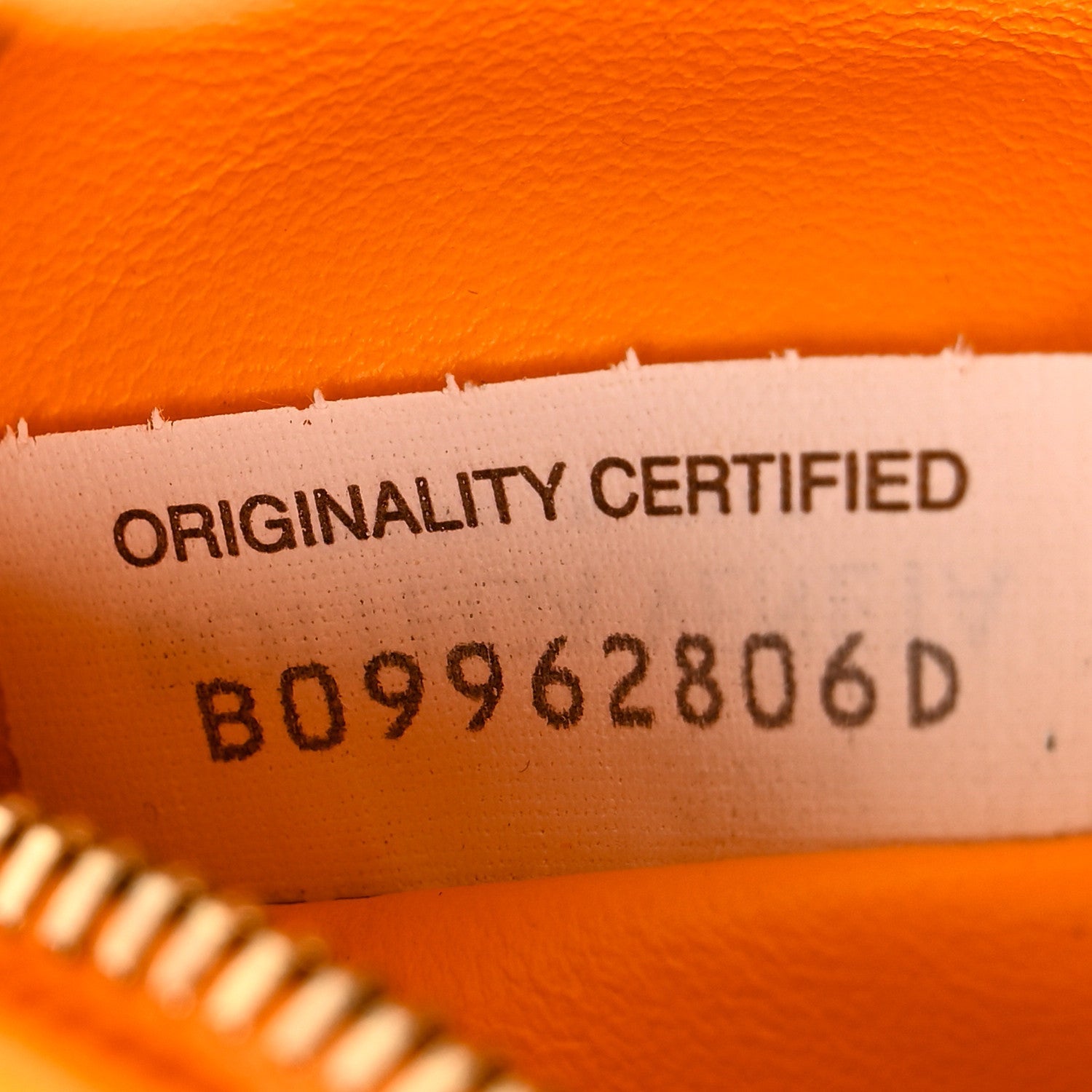 Nappa Intrecciato Mini Jodie Tangerine