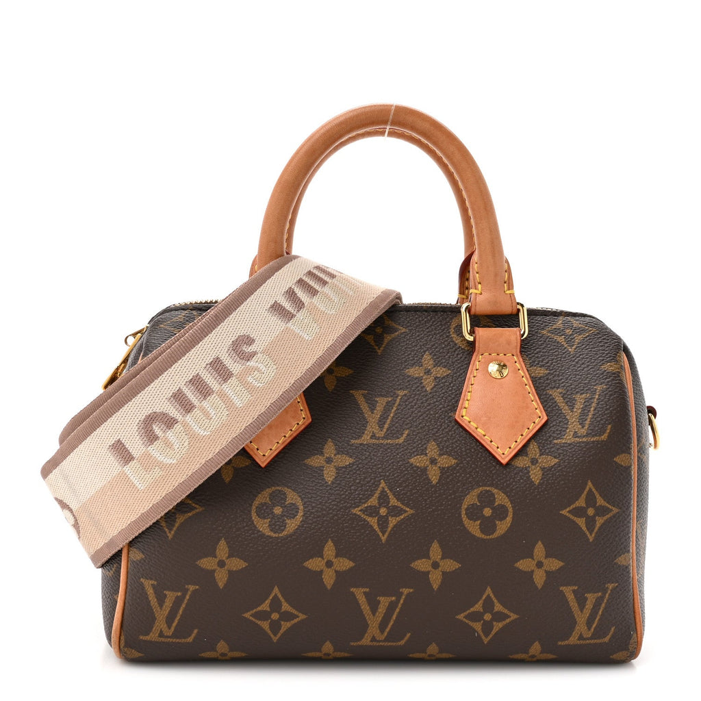 Monogram Speedy Bandouliere 20 Beige