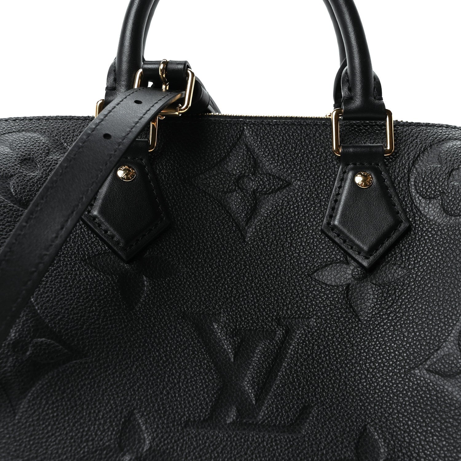 Empreinte Monogram Giant Speedy Bandouliere 25 Black