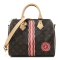 Mon Monogram Speedy Bandouliere 25 Light Pink Sari Red