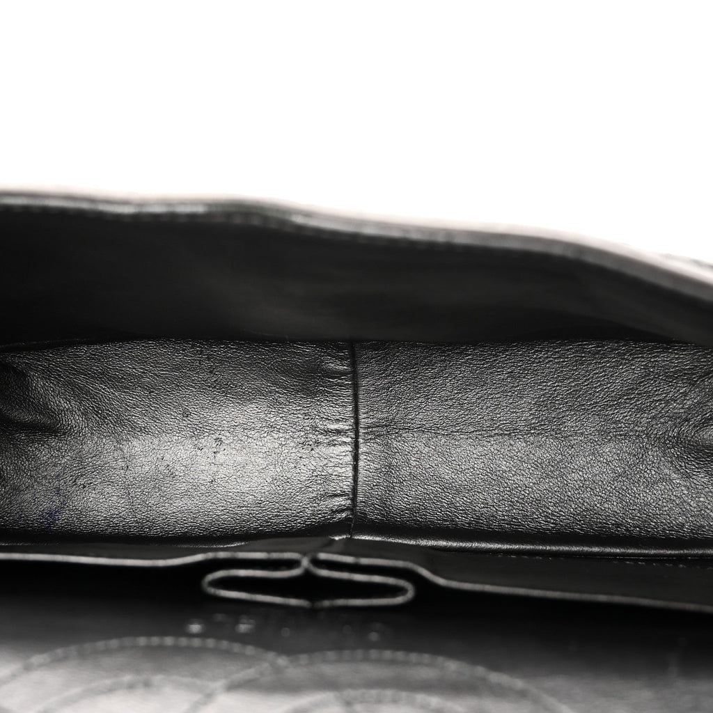 Metallic Aged Calfskin Quilted 2.55 Reissue 226 Flap Dark Grey