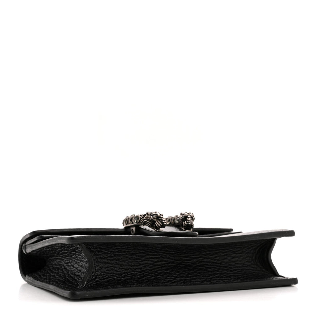 Calfskin Super Mini Dionysus Shoulder Bag Black