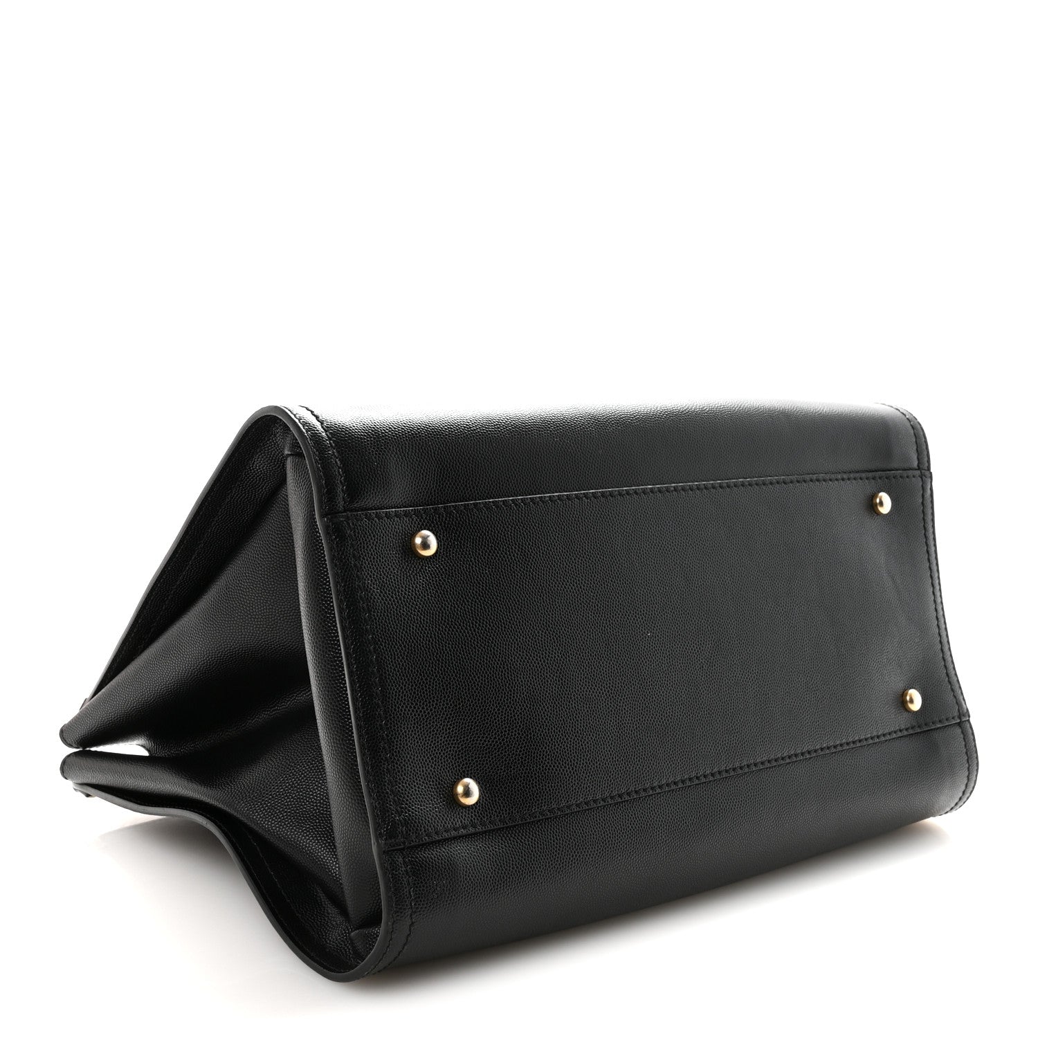 Caviar Small Studded Deauville Tote Black