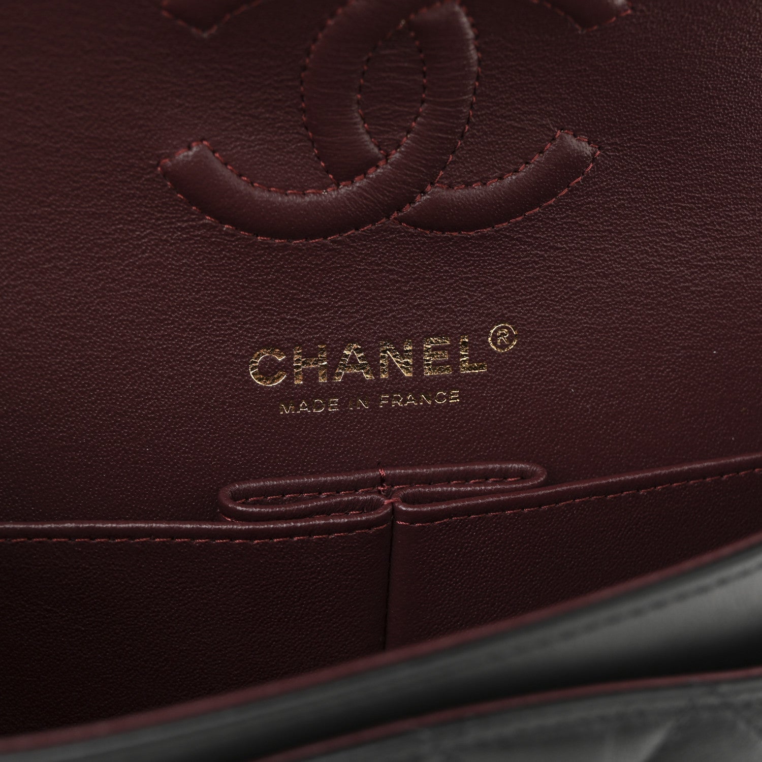 Lambskin Quilted Small Double Flap Black