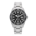 Stainless Steel 41mm Oyster Perpetual Submariner Date Watch Black 126610LN