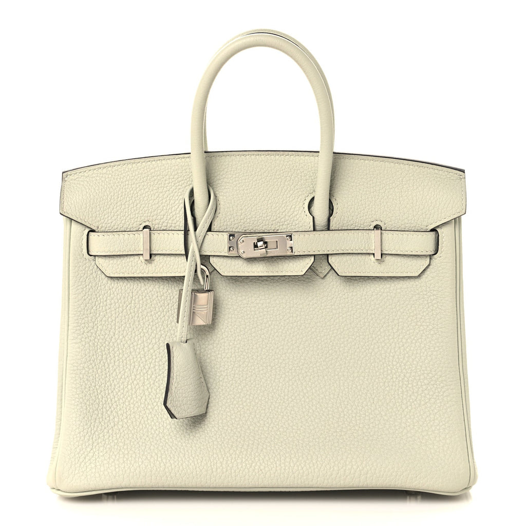 Togo Birkin 25 Gris Neve