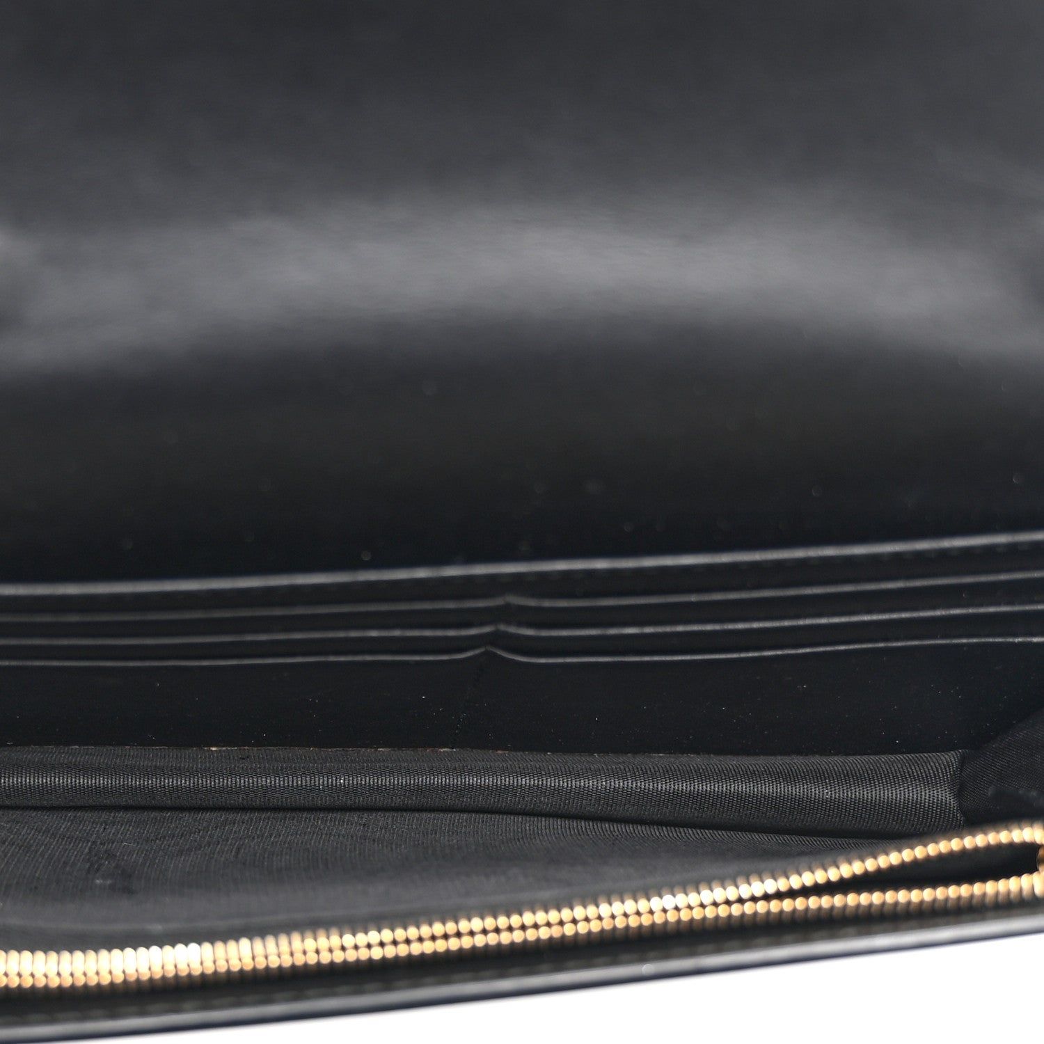 Guccissima Signature Bowy Chain Wallet Black