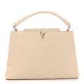 Taurillon Capucines MM Blanc Casse