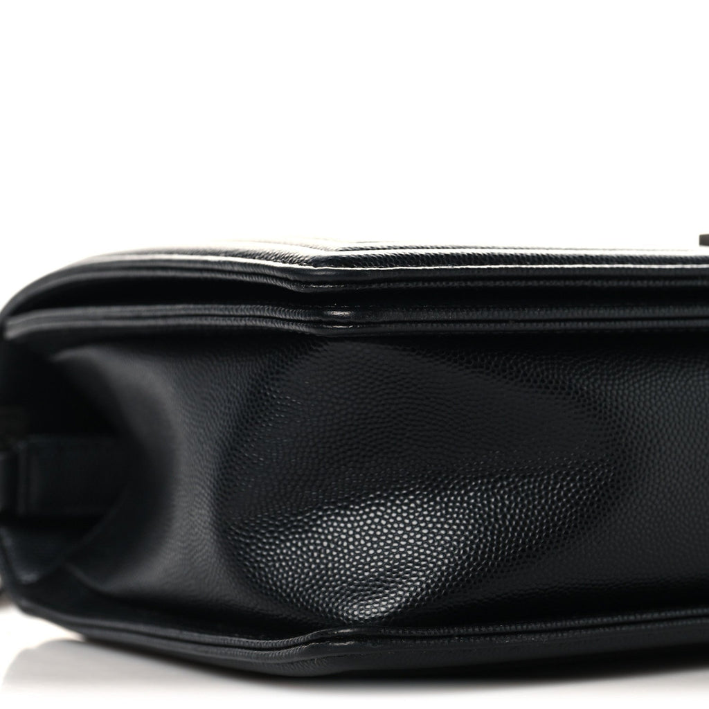 Caviar Quilted New Medium Boy Flap Black