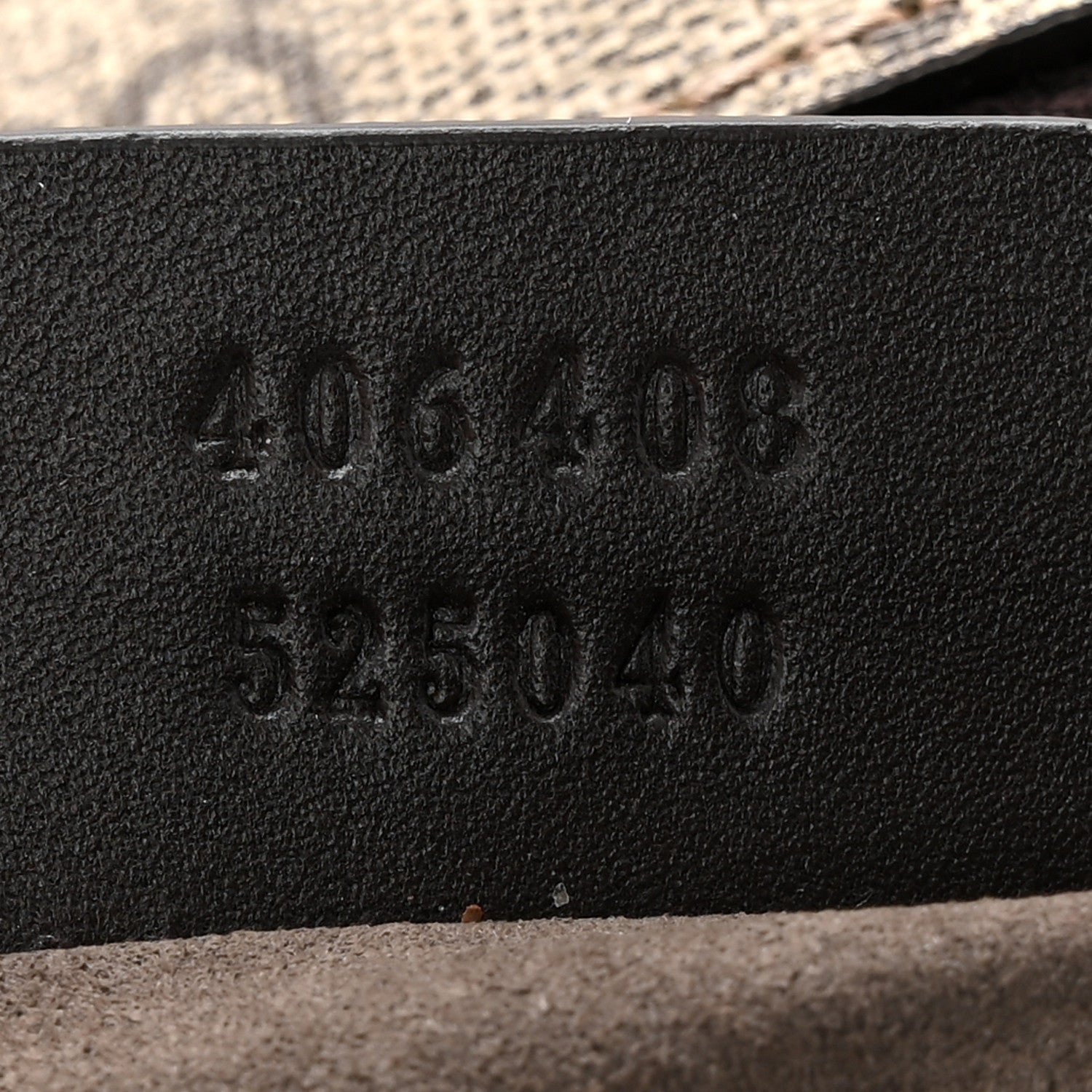GG Supreme Monogram Medium Flat Messenger Bag Beige Brown