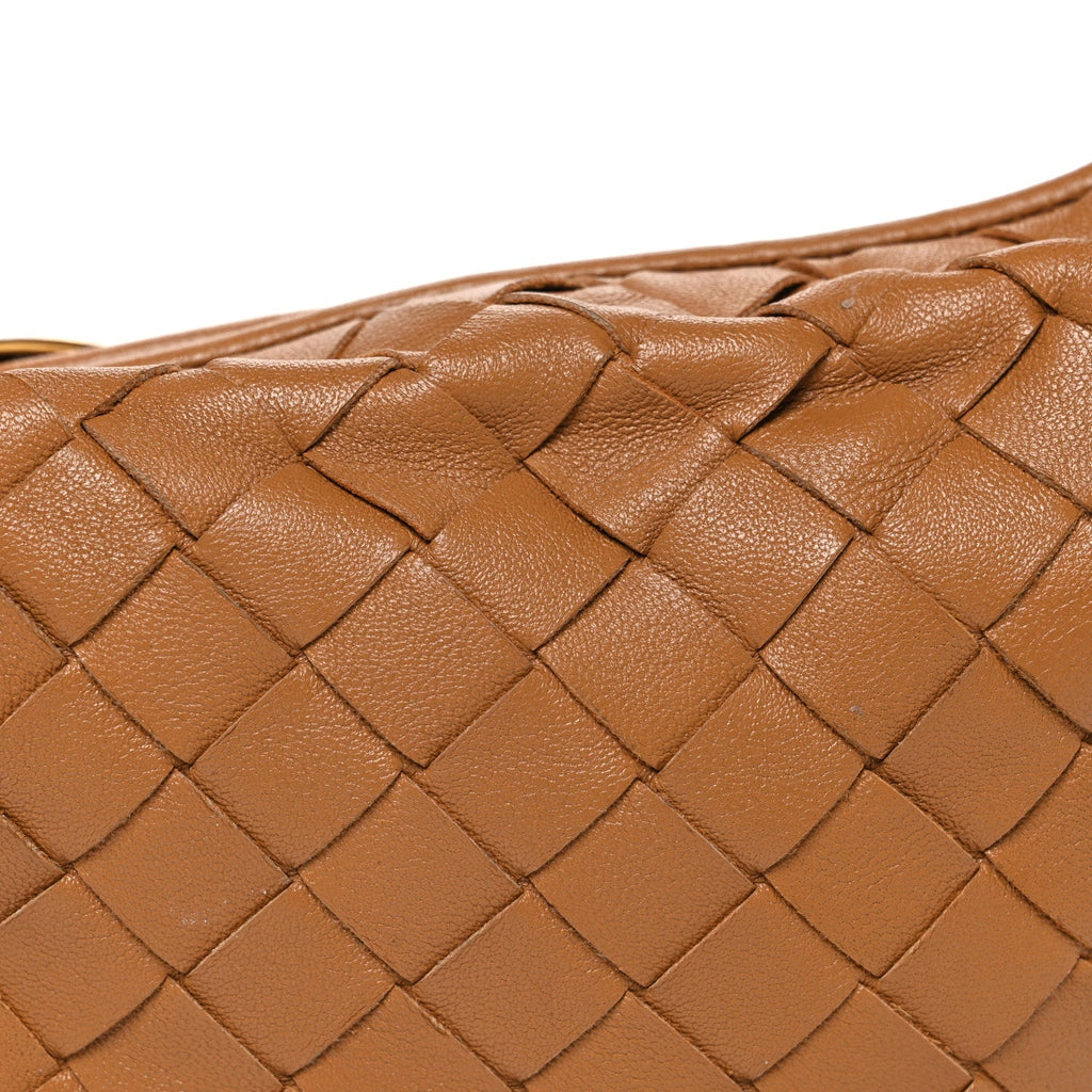 Nappa Intrecciato Mini Jodie Caramel
