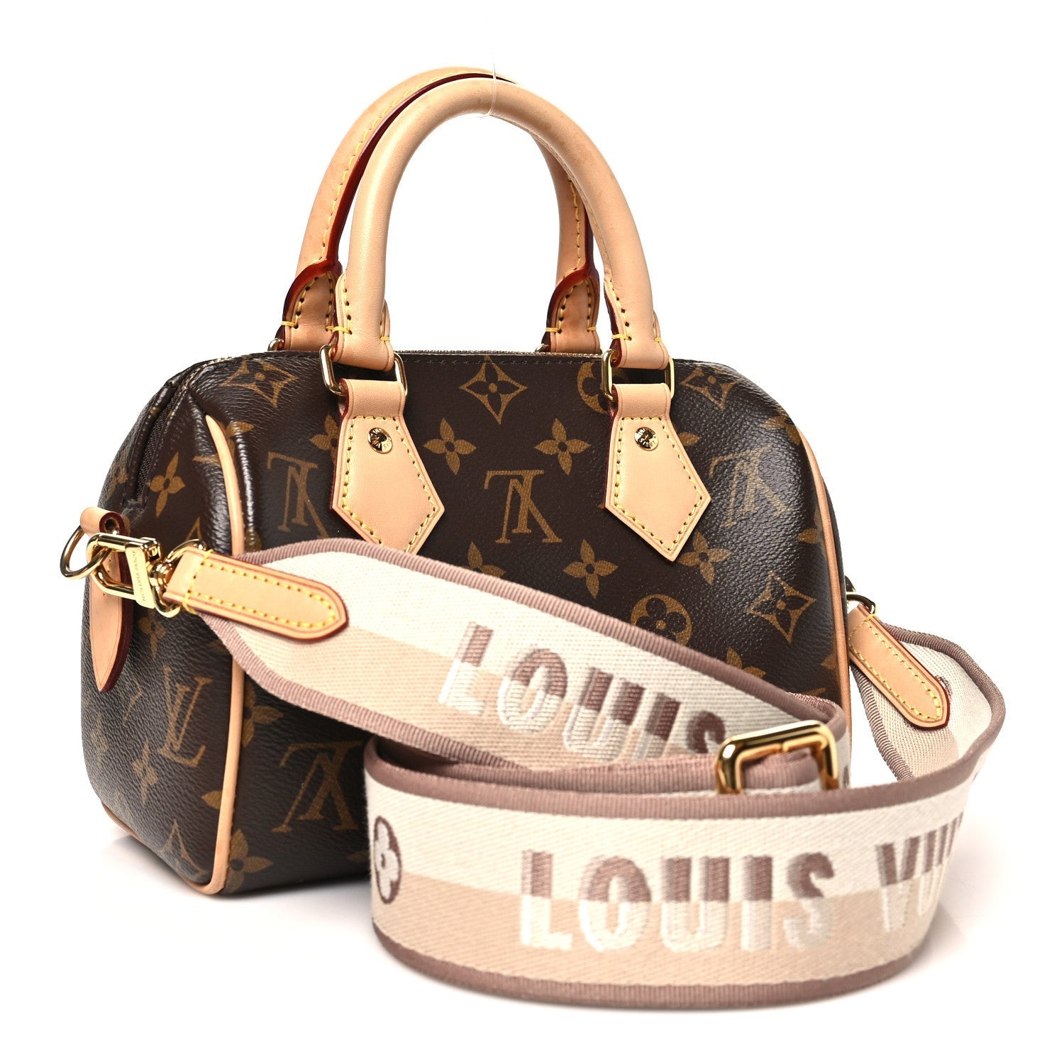 Monogram Speedy Bandouliere 20 Beige