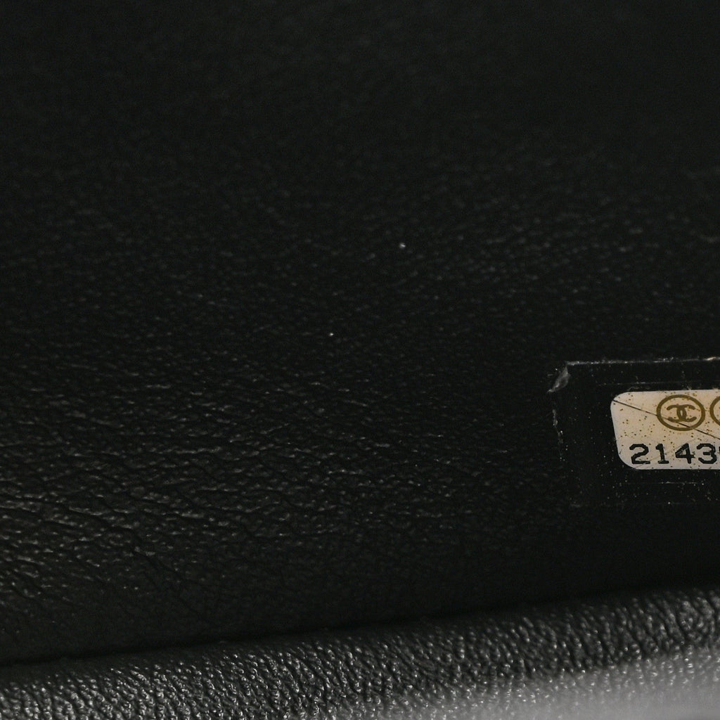 Caviar Quilted Mini Rectangular Flap Black