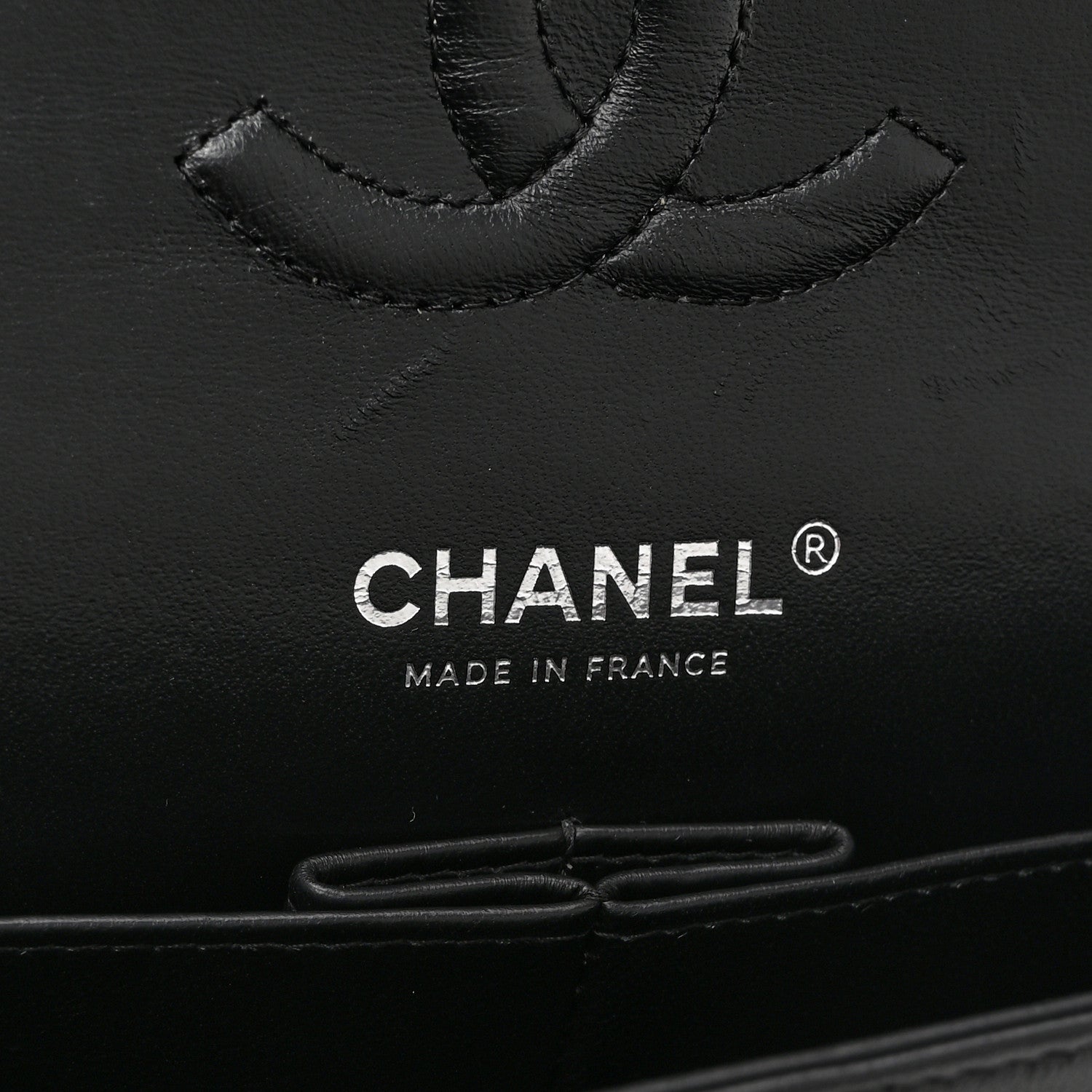 Lambskin Quilted Small Double Flap So Black