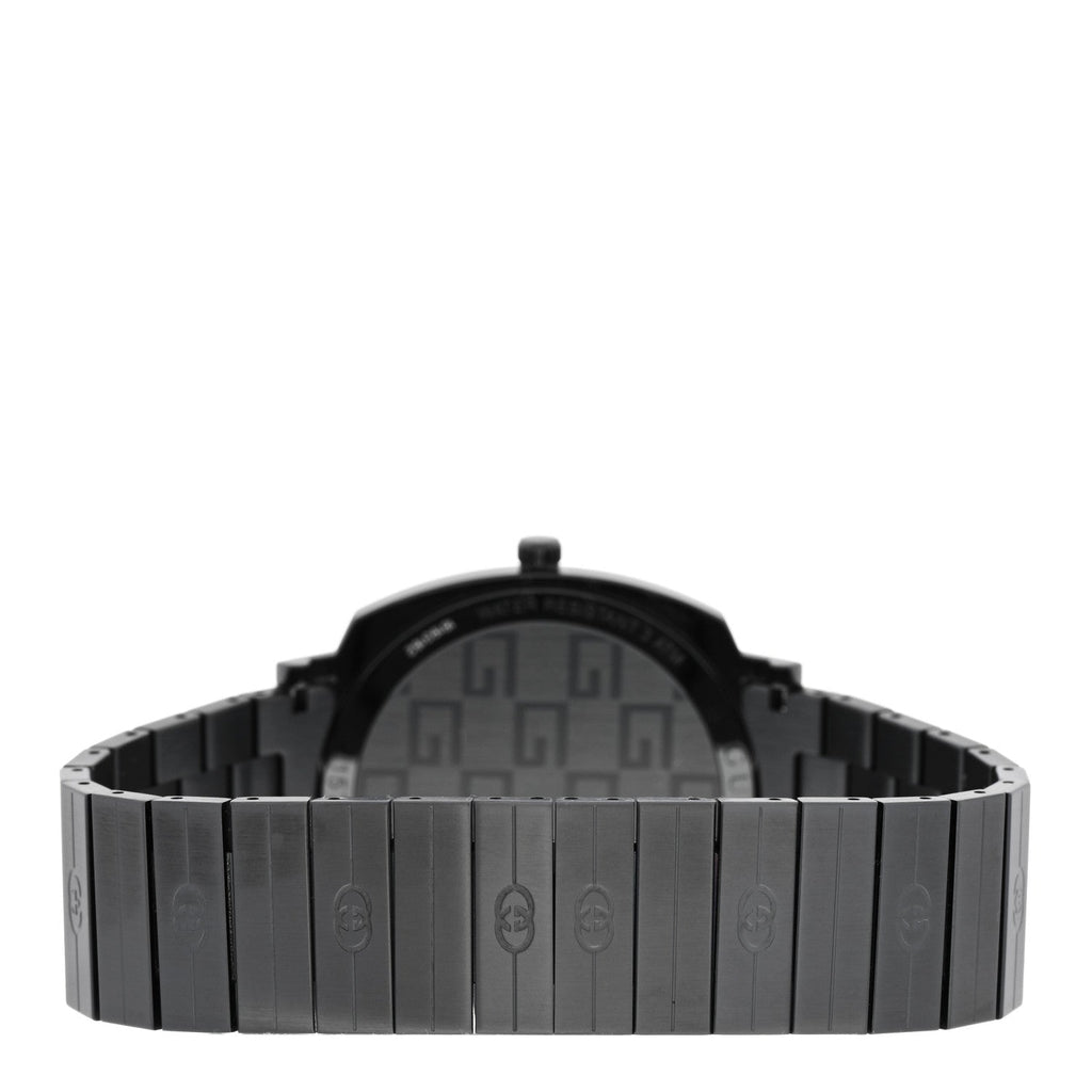 PVD Stainless Steel 38mm Grip Quartz Watch Black