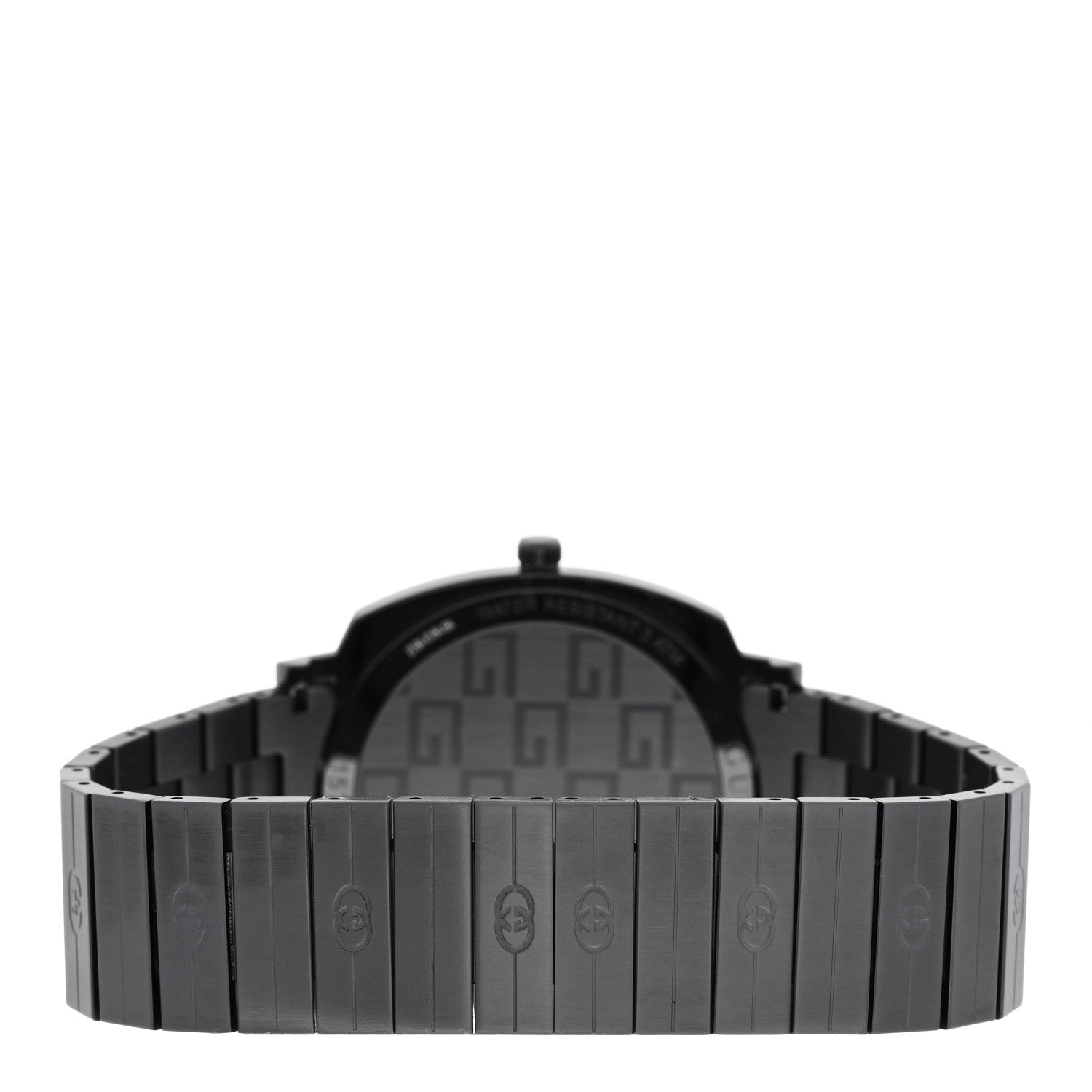 PVD Stainless Steel 38mm Grip Quartz Watch Black