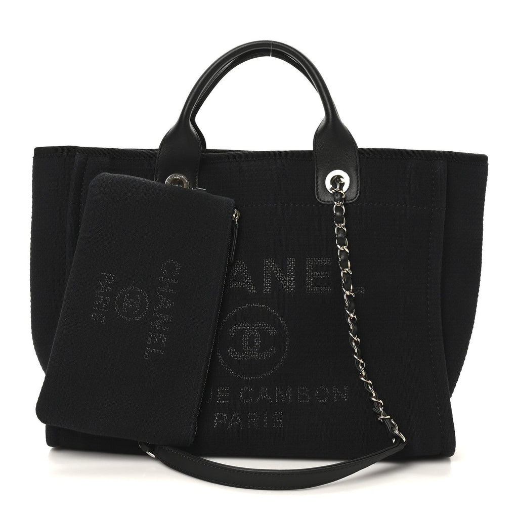 Mixed Fibers Small Deauville Tote Black